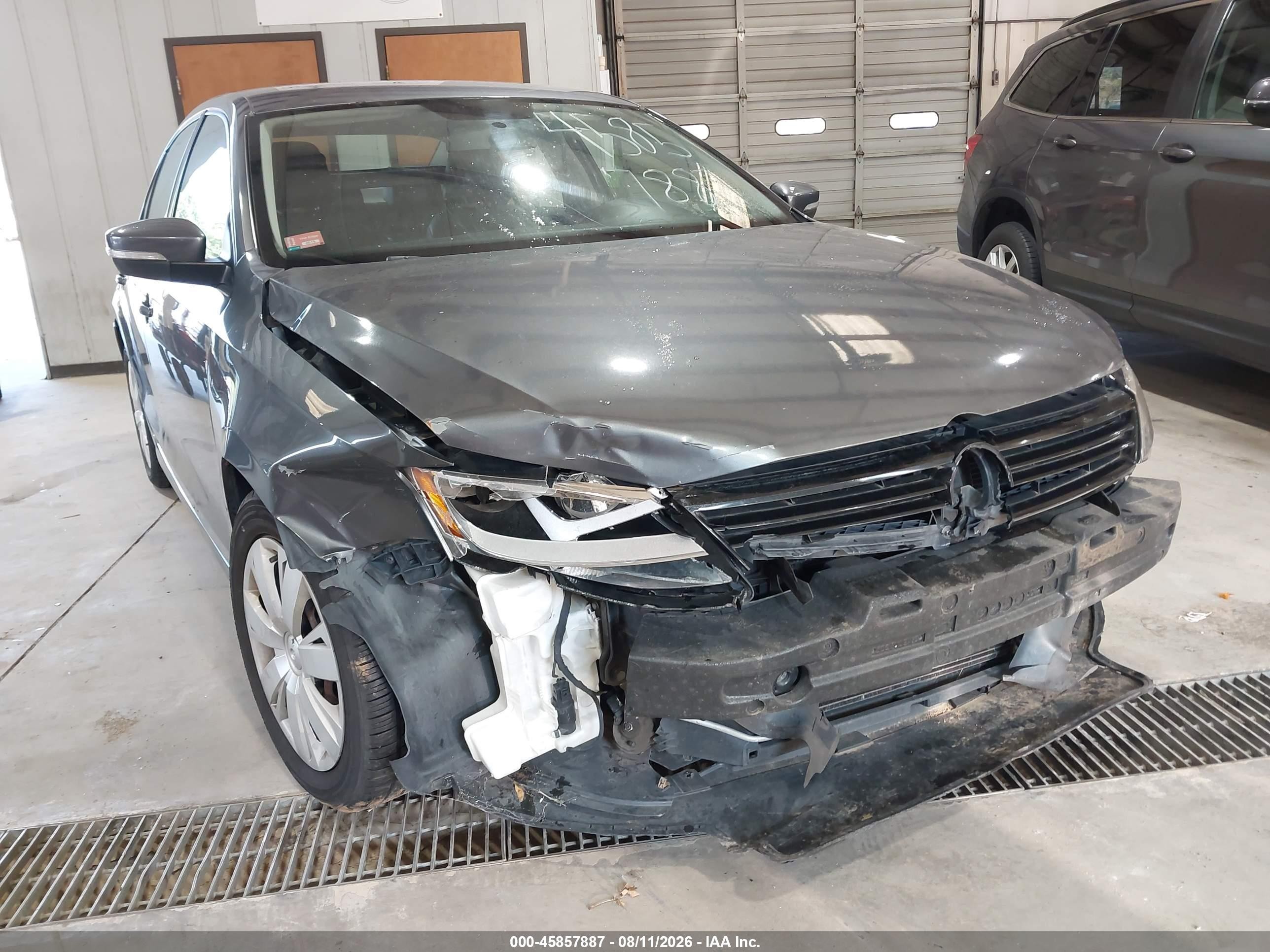 2012 Volkswagen Jetta 2.5l Se Серый vin: 3VWDP7AJ1CM340219