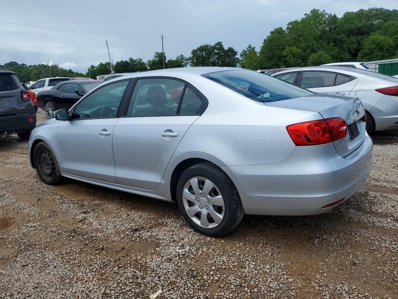 2012 Volkswagen Jetta Se Silver vin: 3VWDP7AJ1CM366433
