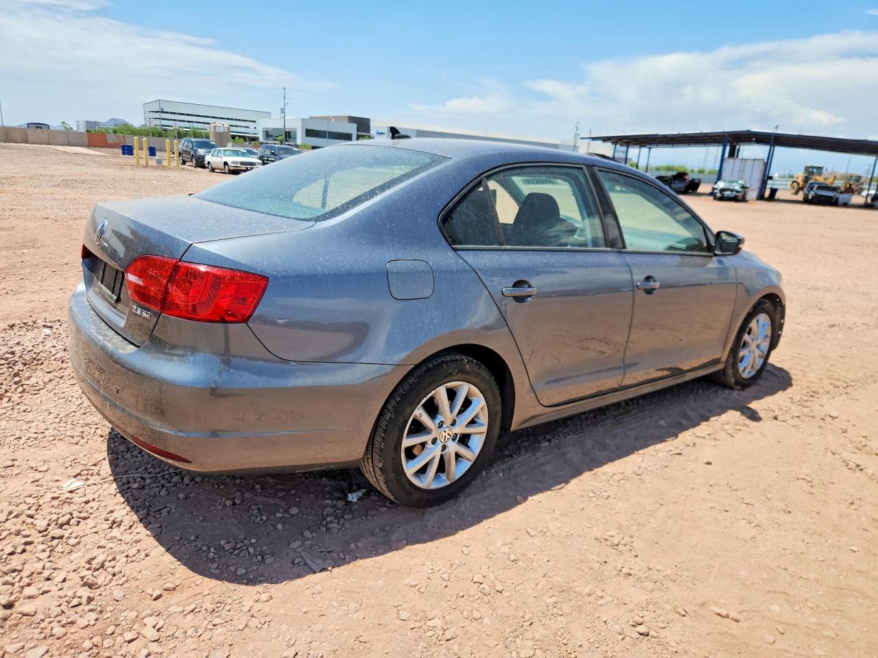 2012 Volkswagen Jetta Se Gray vin: 3VWDP7AJ1CM373219