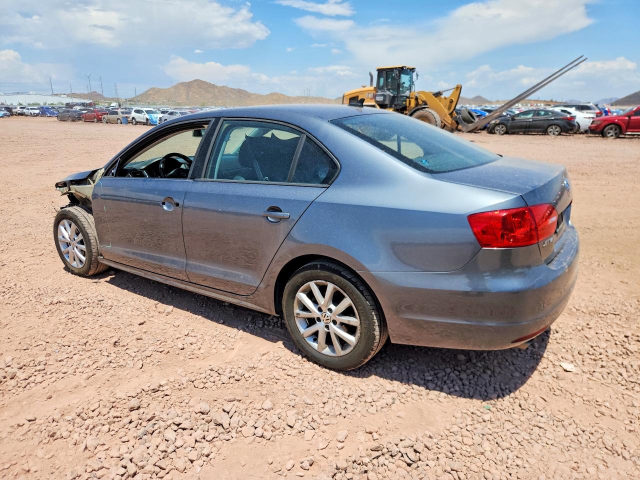 2012 Volkswagen Jetta Se Gray vin: 3VWDP7AJ1CM373219