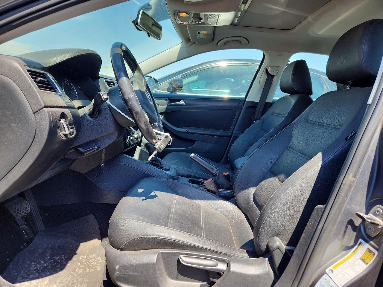 2012 Volkswagen Jetta Se Gray vin: 3VWDP7AJ1CM373219