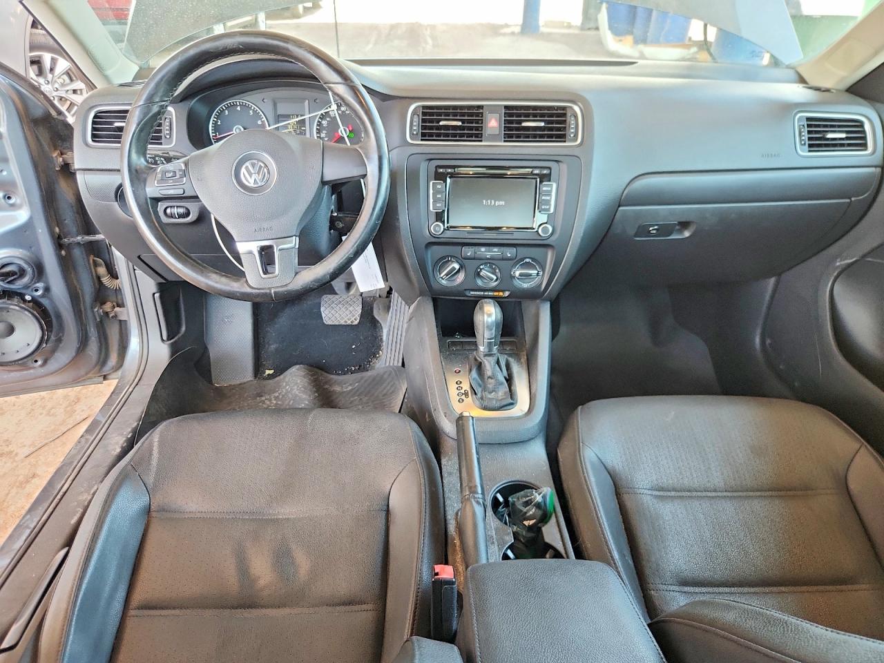 2012 Volkswagen Jetta Se Gray vin: 3VWDP7AJ1CM373219