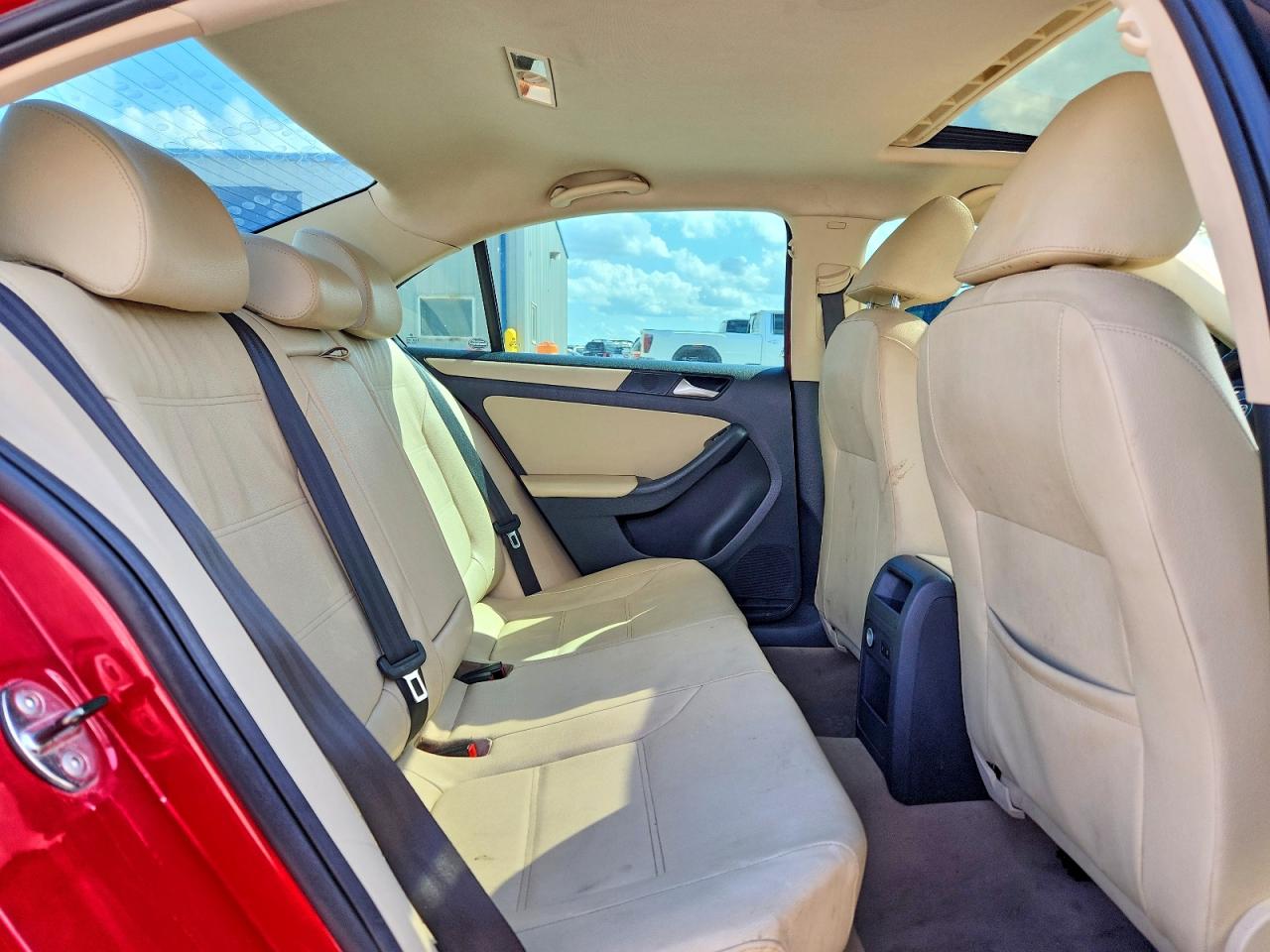 2012 Volkswagen Jetta Se Red vin: 3VWDP7AJ1CM386276