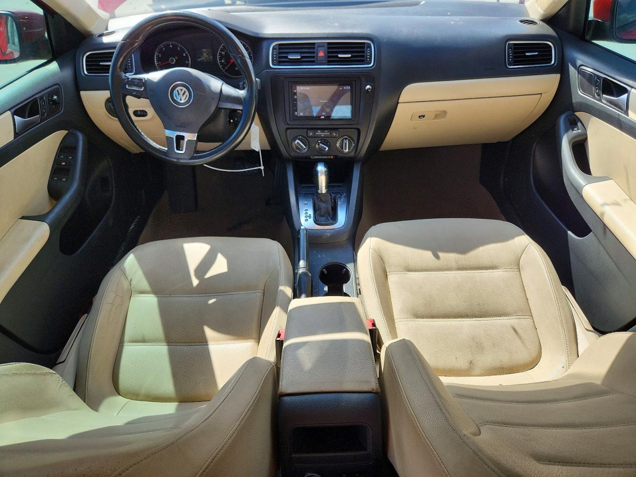 2012 Volkswagen Jetta Se Red vin: 3VWDP7AJ1CM386276