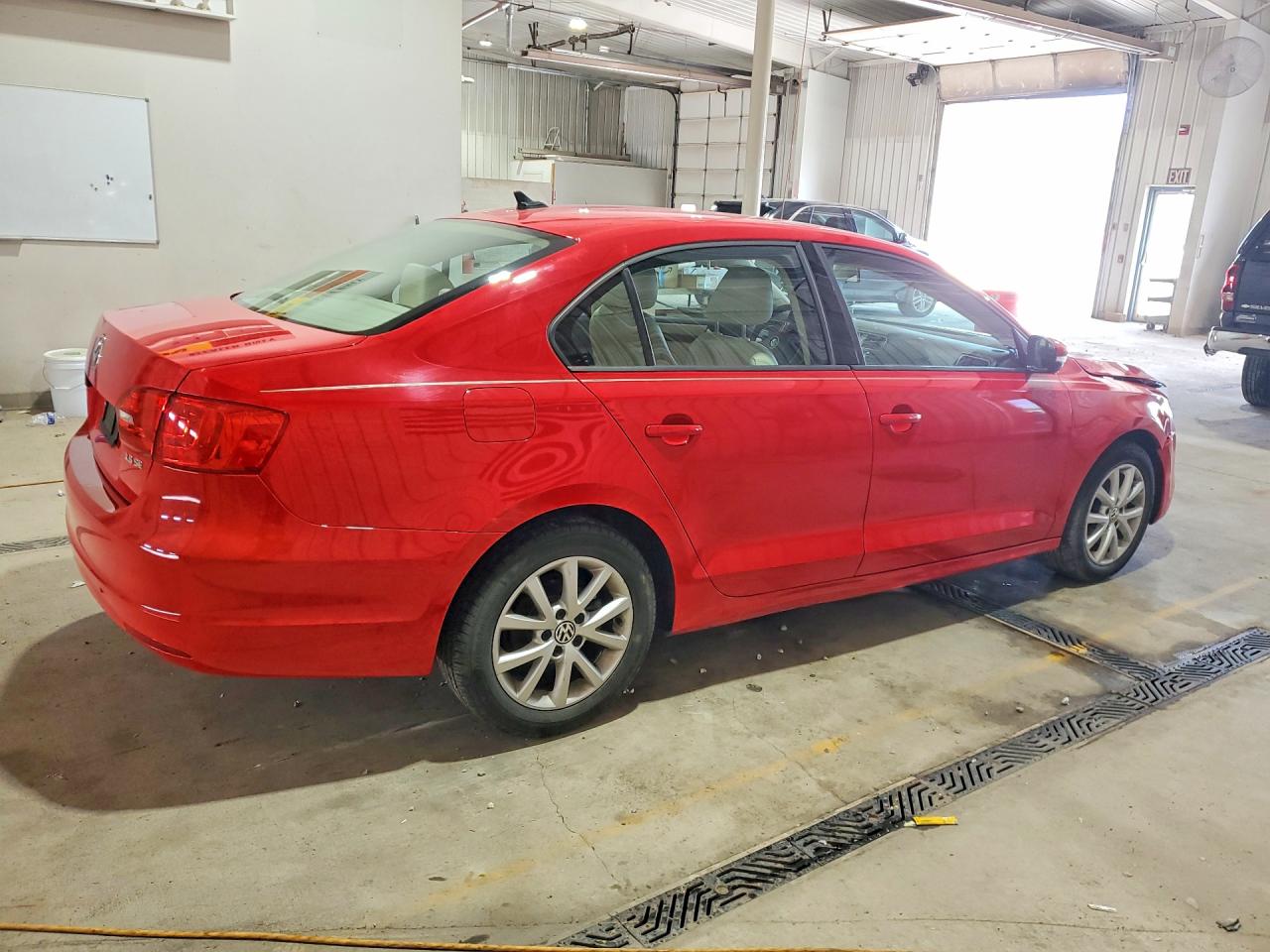 2012 Volkswagen Jetta Se Red vin: 3VWDP7AJ1CM423956