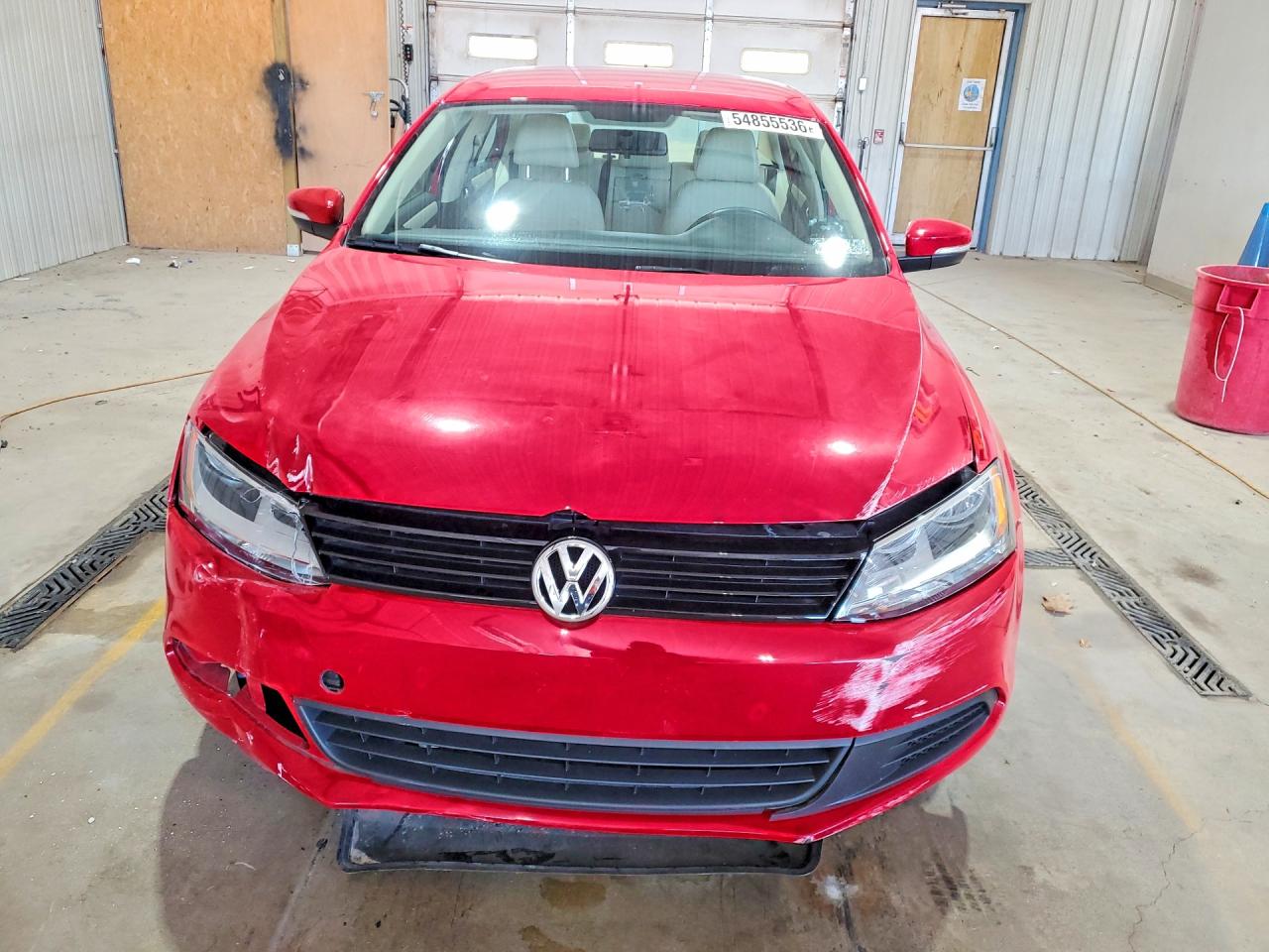 2012 Volkswagen Jetta Se Red vin: 3VWDP7AJ1CM423956