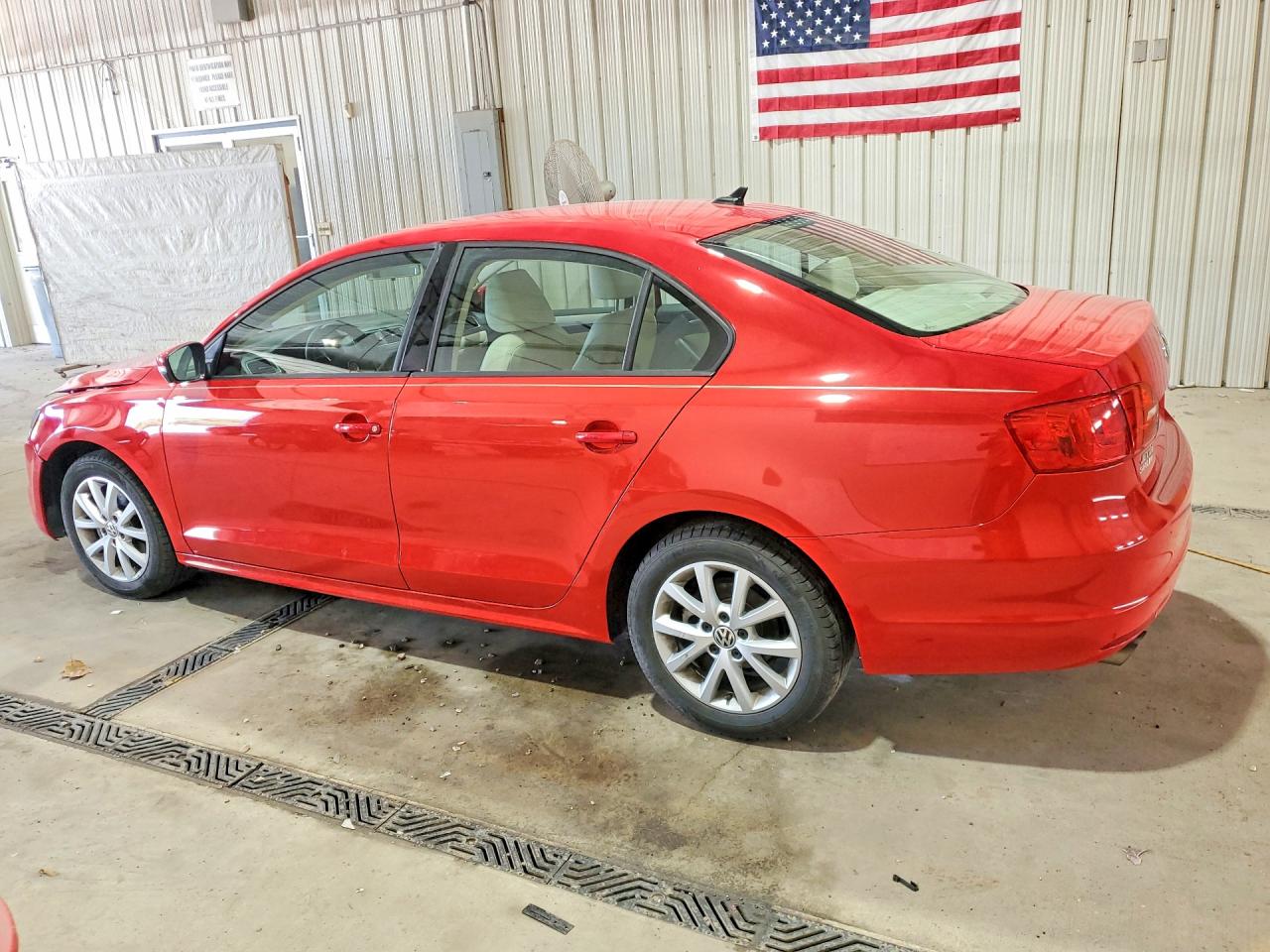 2012 Volkswagen Jetta Se Red vin: 3VWDP7AJ1CM423956