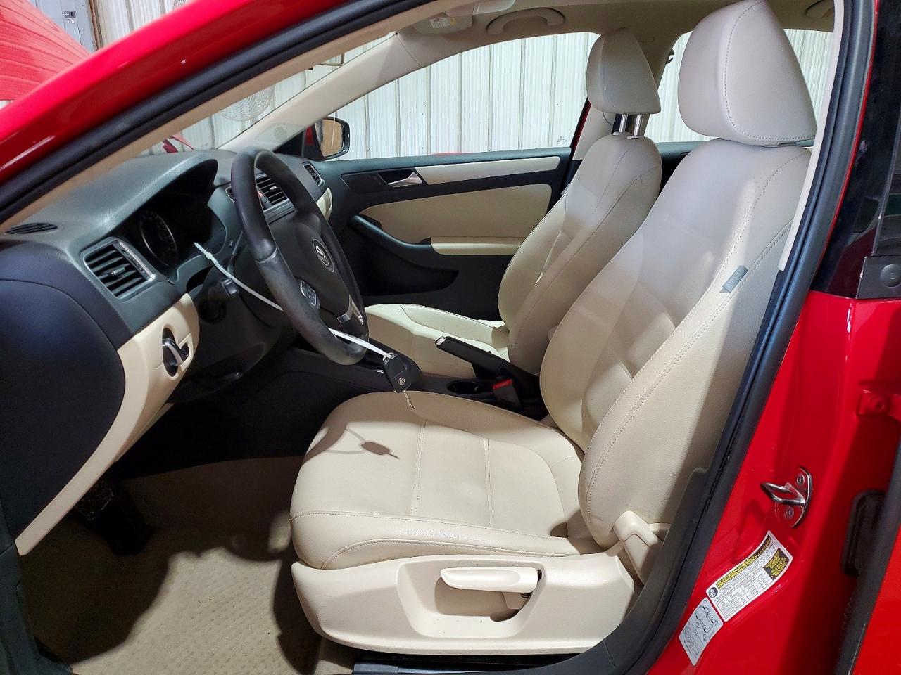2012 Volkswagen Jetta Se Red vin: 3VWDP7AJ1CM423956