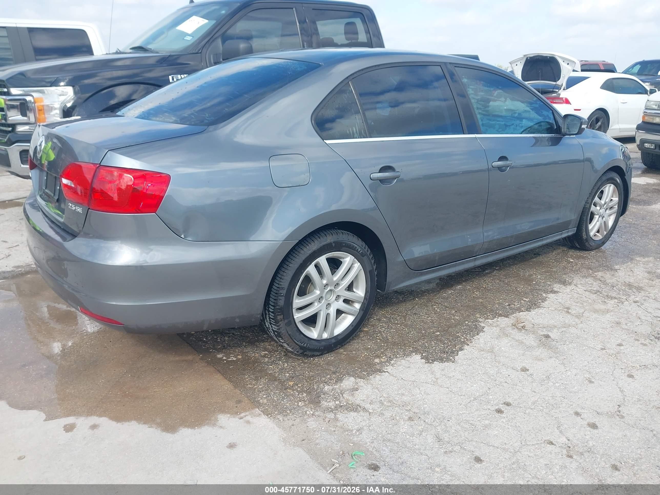2013 Volkswagen Jetta 2.5l Se Light Blue vin: 3VWDP7AJ1DM204139