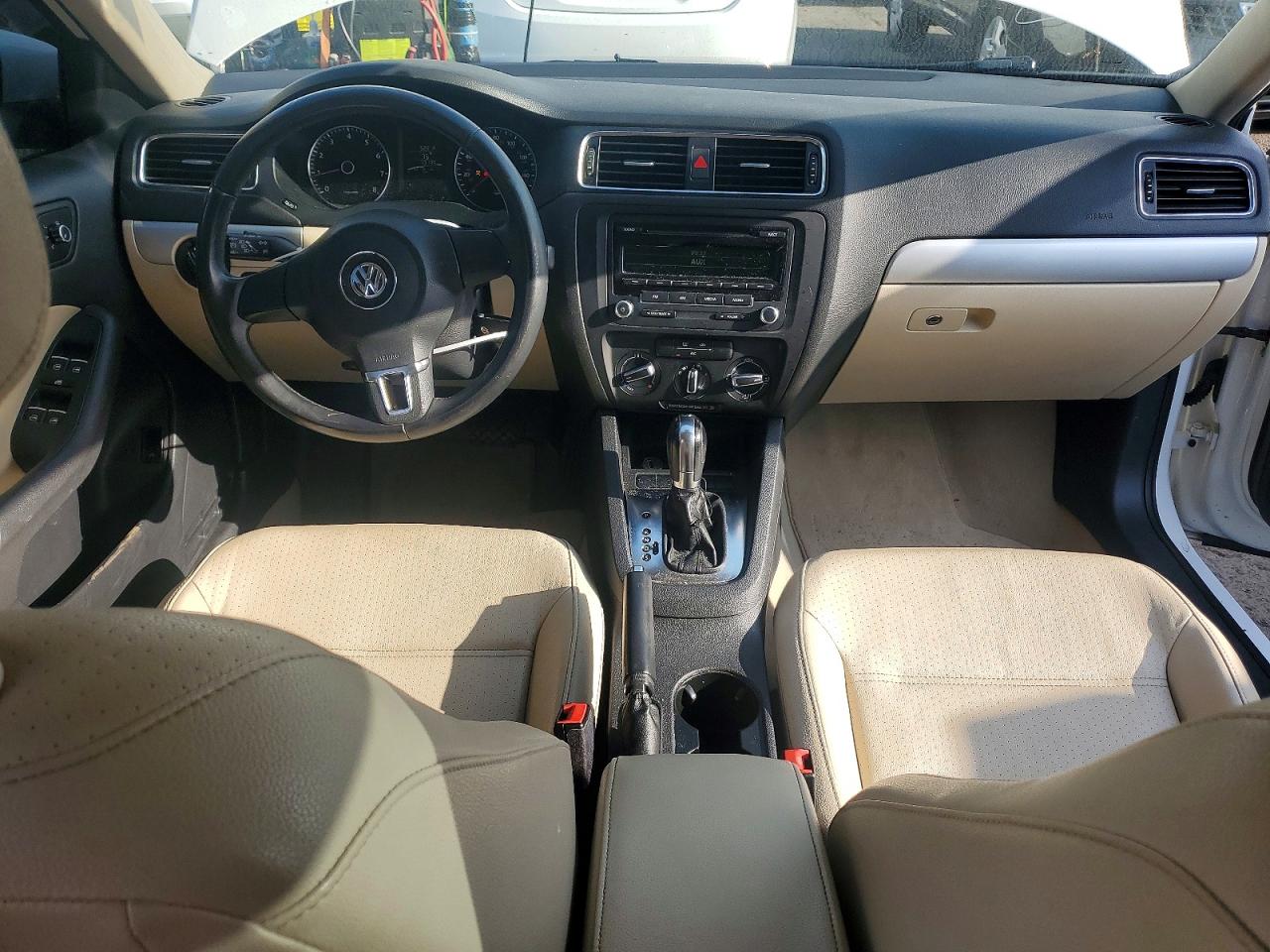 2013 Volkswagen Jetta Se White vin: 3VWDP7AJ1DM212872