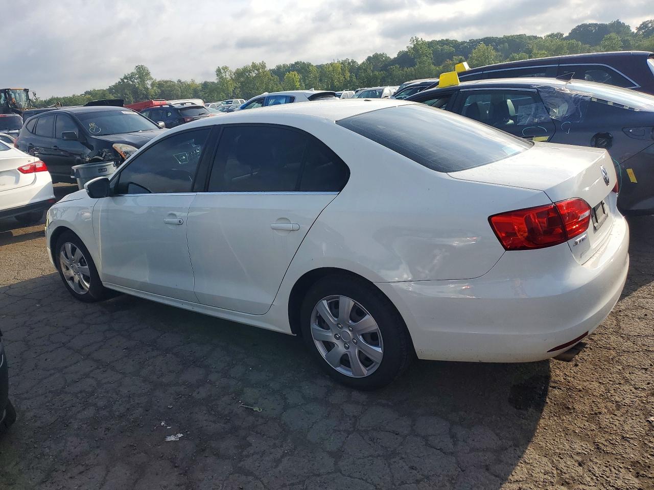 2013 Volkswagen Jetta Se White vin: 3VWDP7AJ1DM212872