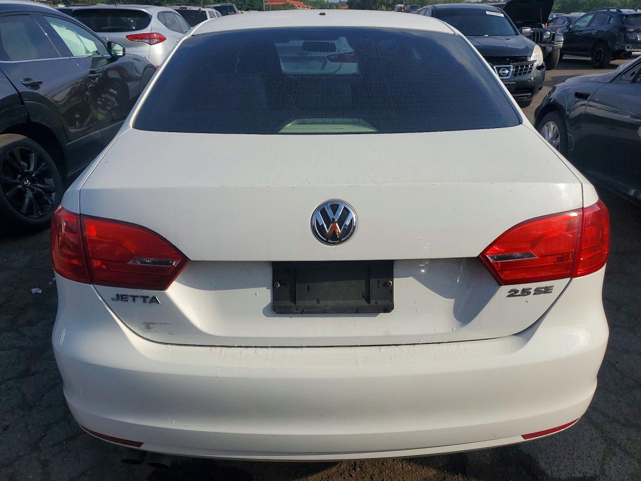 2013 Volkswagen Jetta Se White vin: 3VWDP7AJ1DM212872