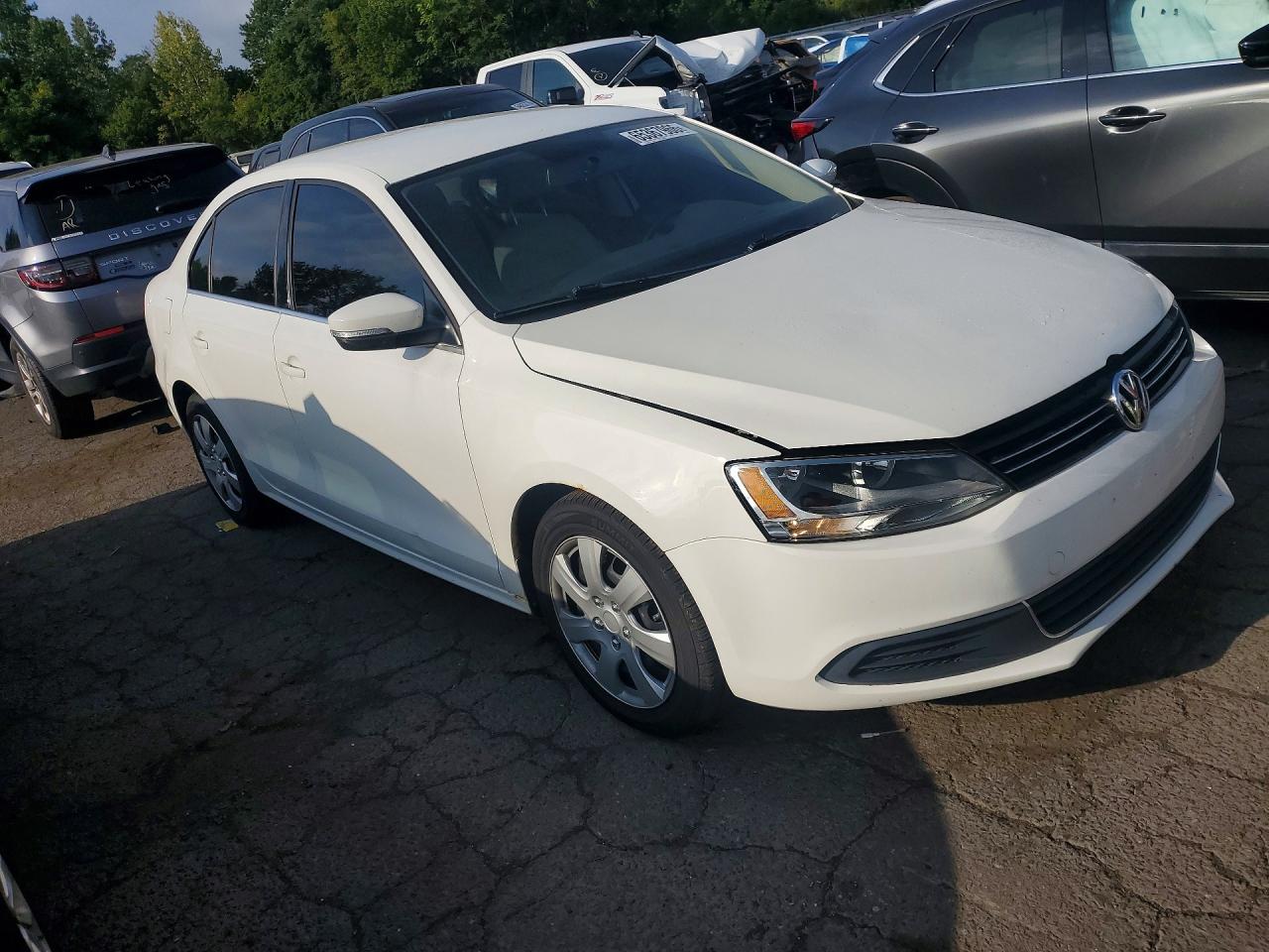 2013 Volkswagen Jetta Se White vin: 3VWDP7AJ1DM212872