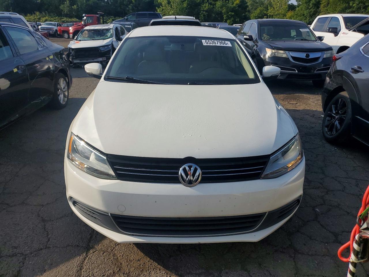 2013 Volkswagen Jetta Se White vin: 3VWDP7AJ1DM212872