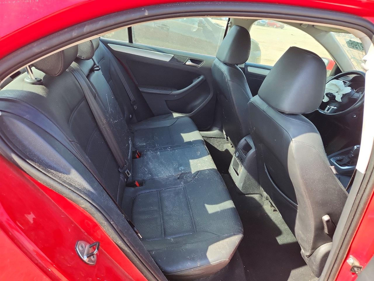 2013 Volkswagen Jetta Se Red vin: 3VWDP7AJ1DM216713