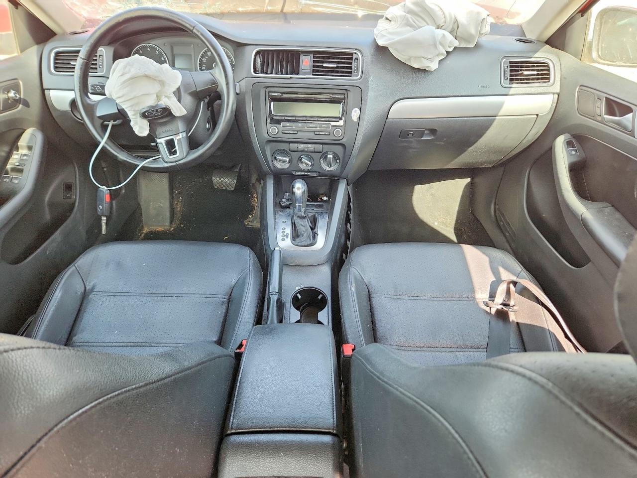 2013 Volkswagen Jetta Se Red vin: 3VWDP7AJ1DM216713
