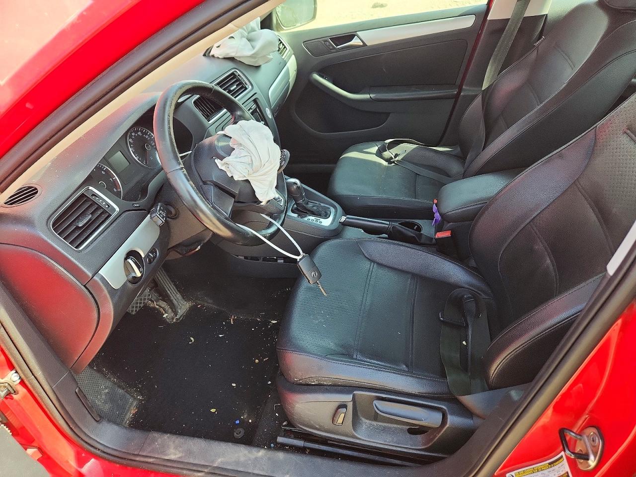2013 Volkswagen Jetta Se Red vin: 3VWDP7AJ1DM216713