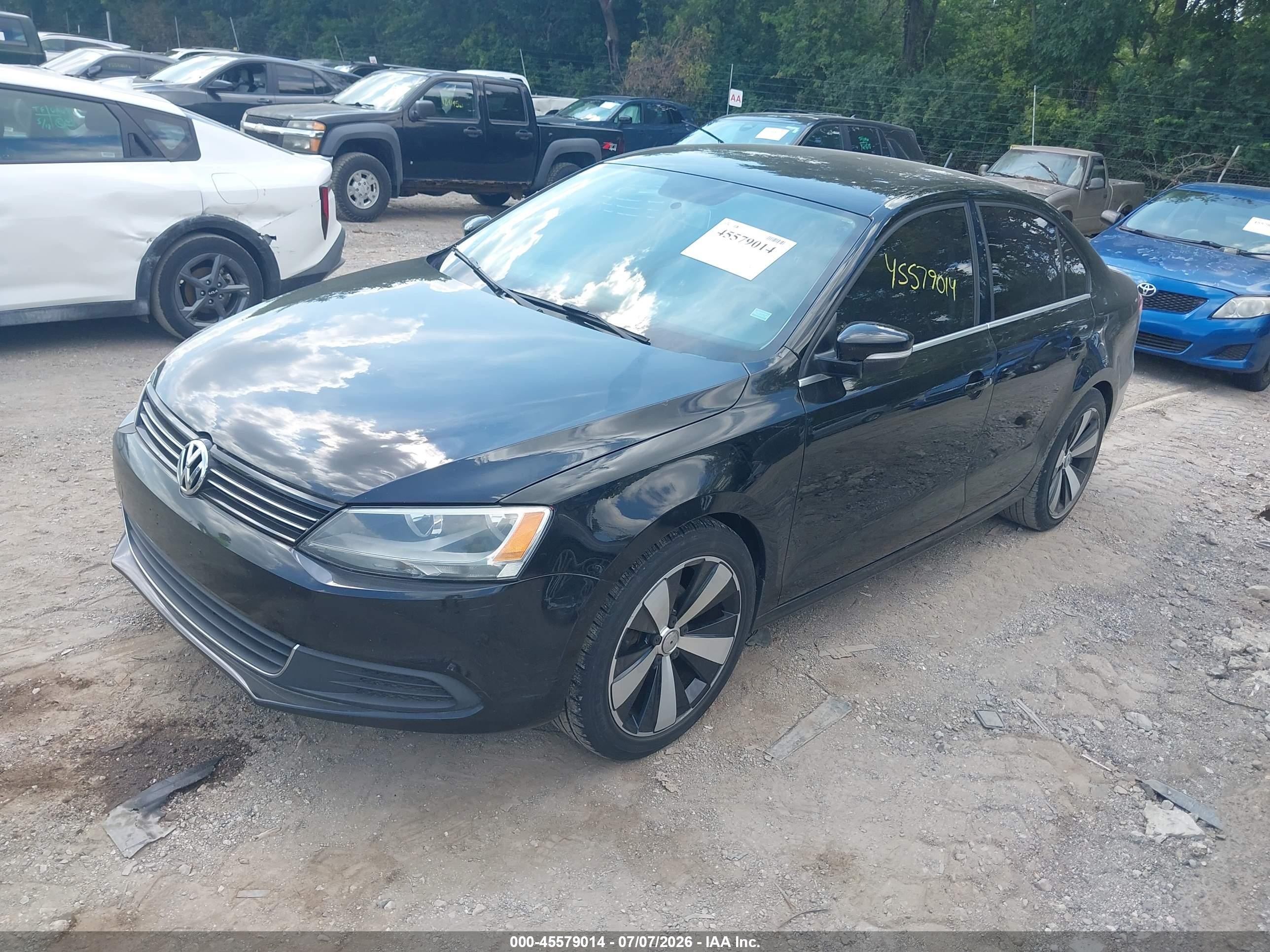 2013 Volkswagen Jetta 2.5l Se Black vin: 3VWDP7AJ1DM218722