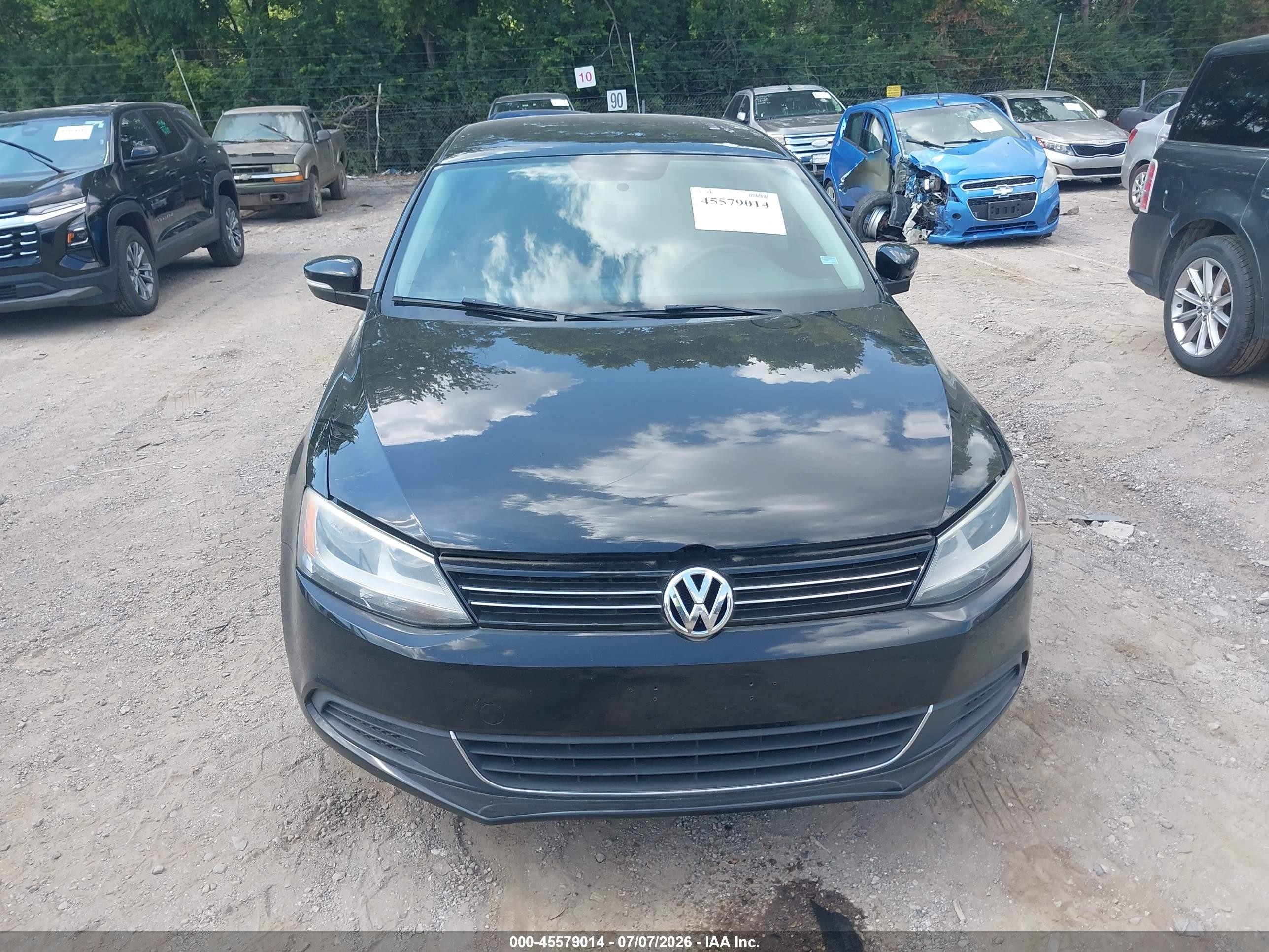 2013 Volkswagen Jetta 2.5l Se Black vin: 3VWDP7AJ1DM218722