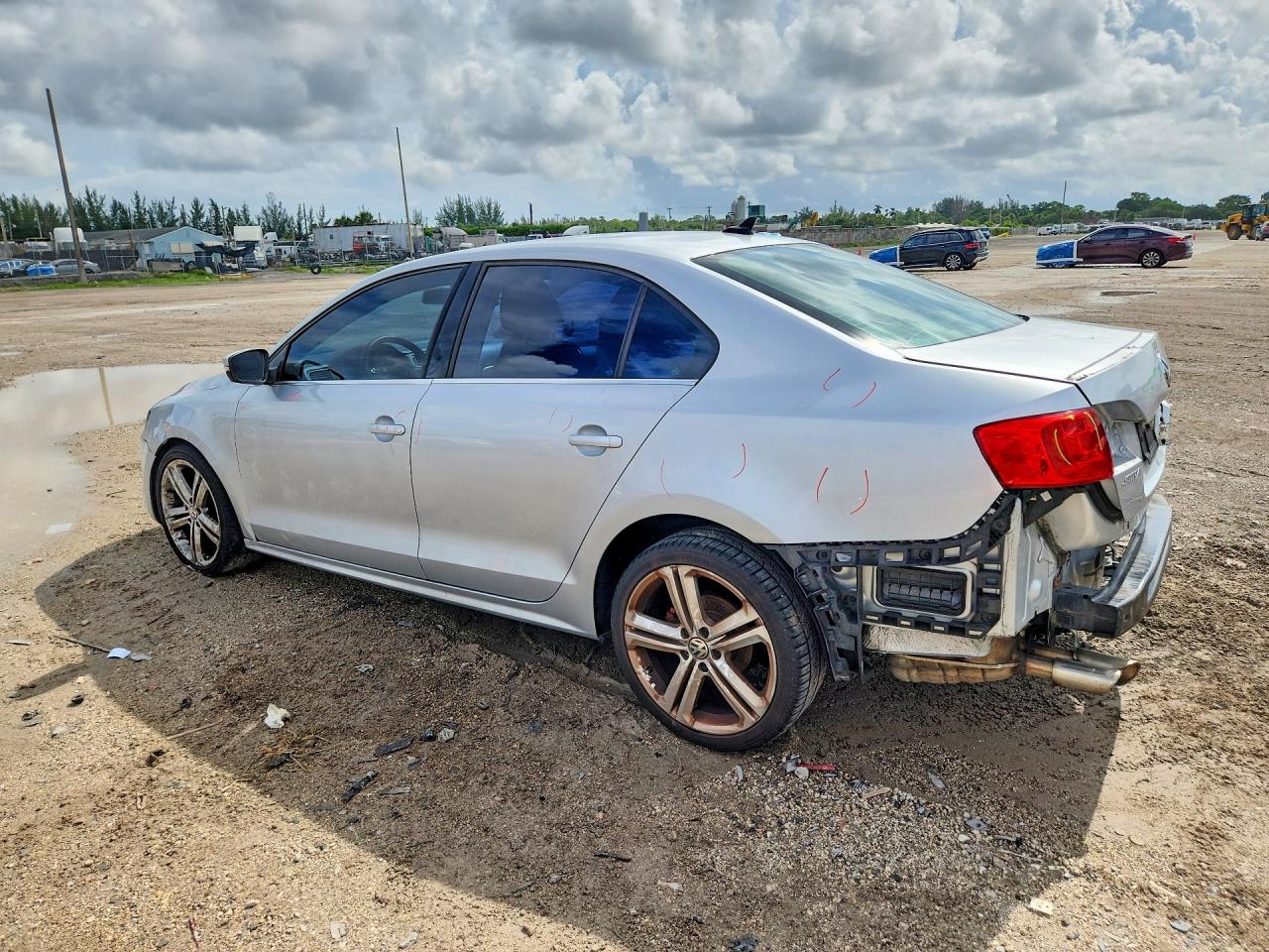 2013 Volkswagen Jetta Se Silver vin: 3VWDP7AJ1DM286423