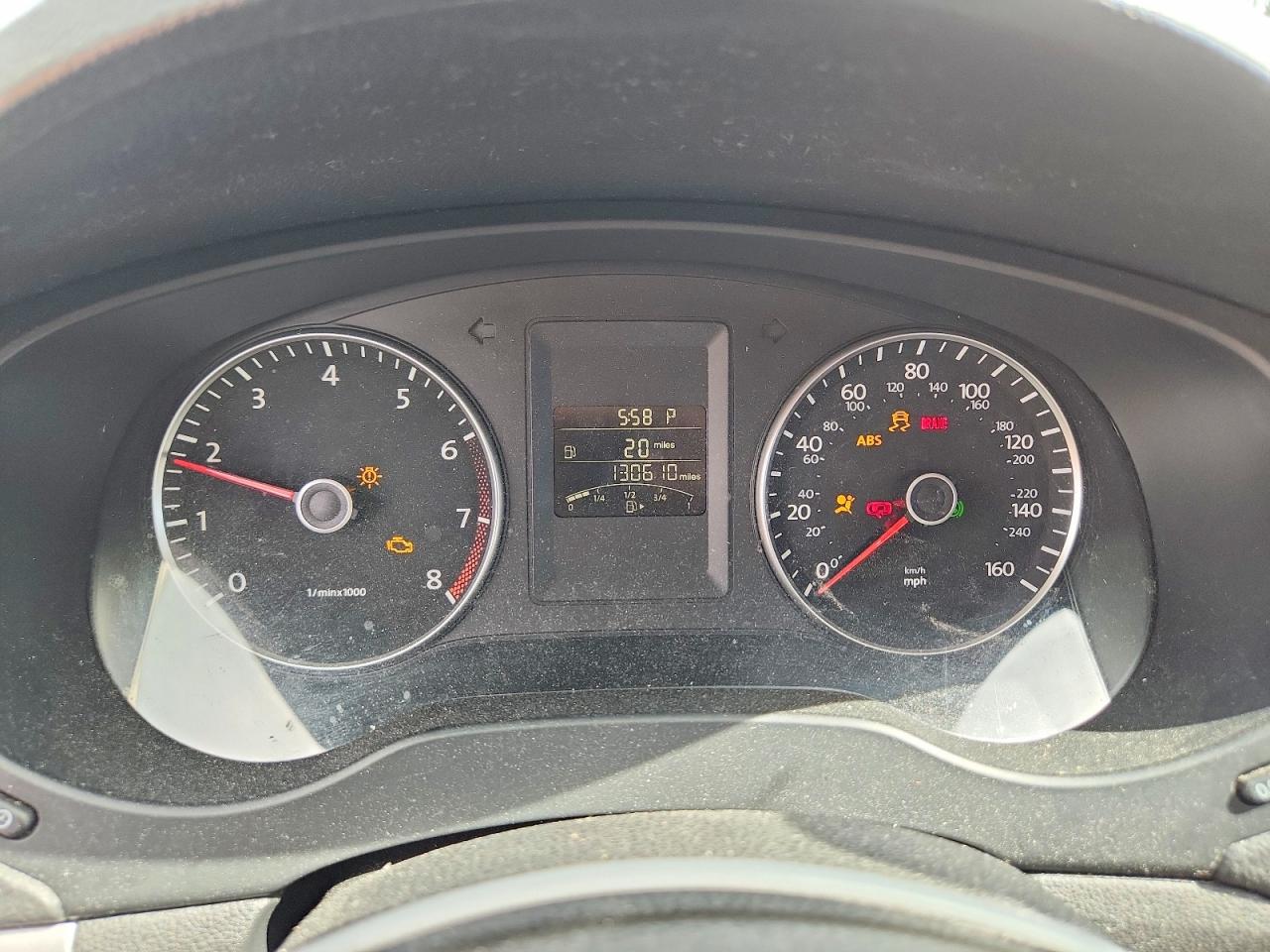2013 Volkswagen Jetta Se Silver vin: 3VWDP7AJ1DM286423