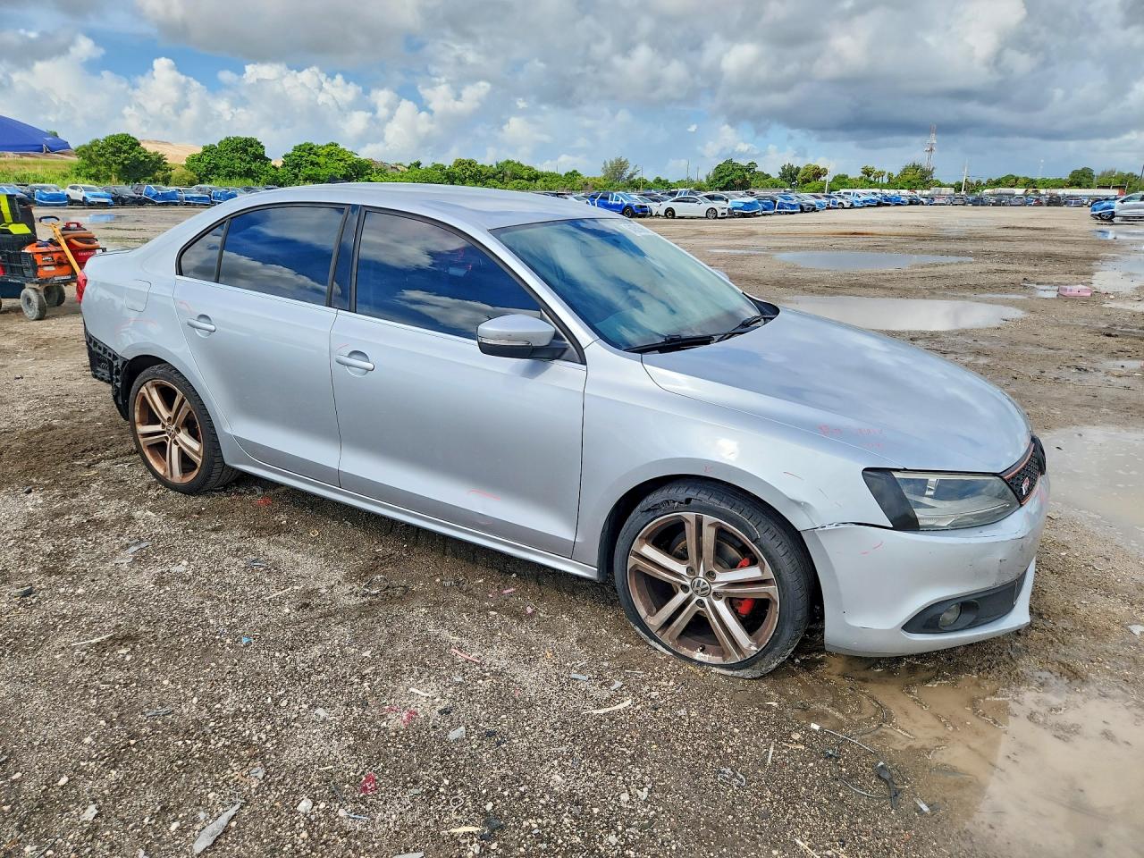 2013 Volkswagen Jetta Se Silver vin: 3VWDP7AJ1DM286423
