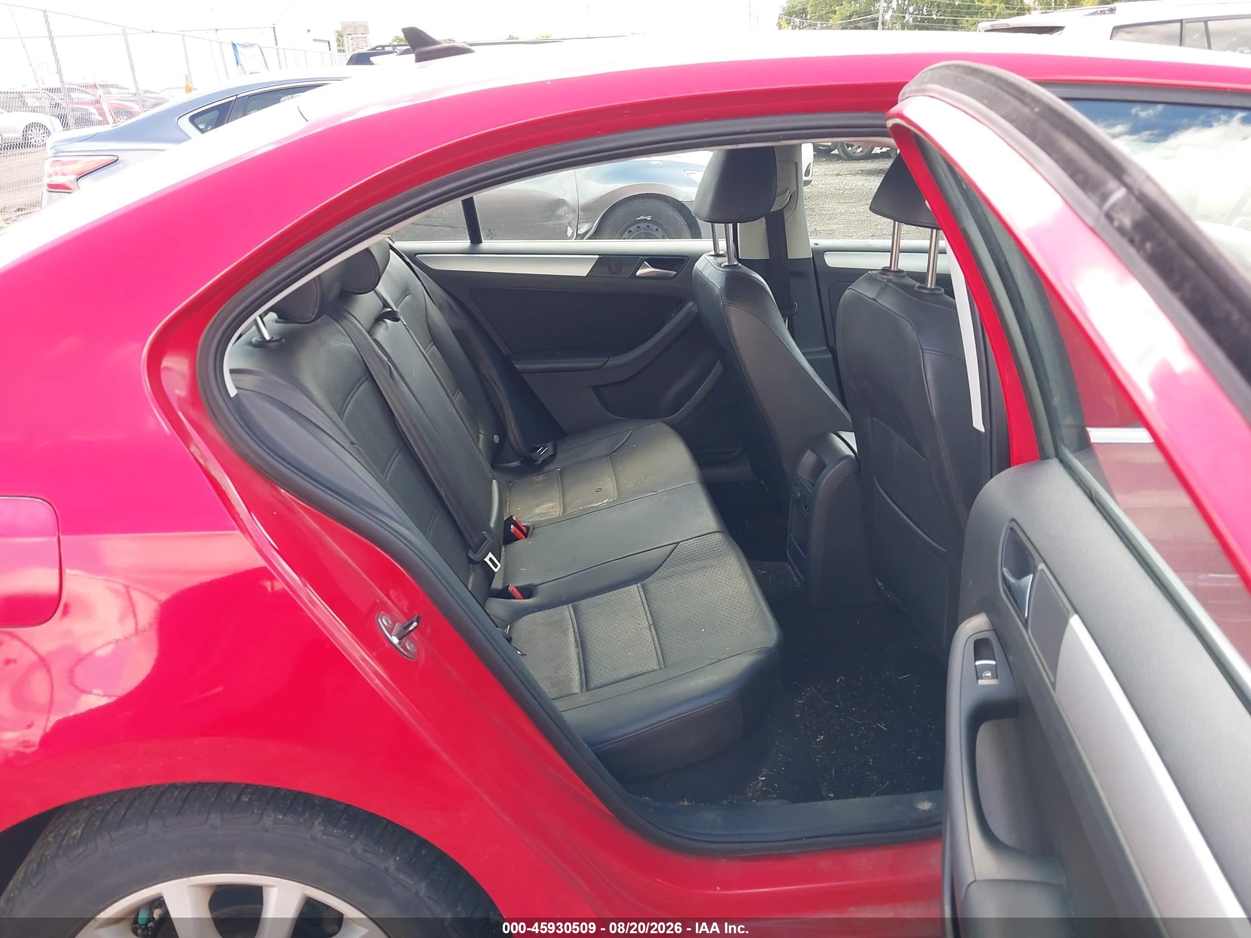 2013 Volkswagen Jetta 2.5l Se Red vin: 3VWDP7AJ1DM304791