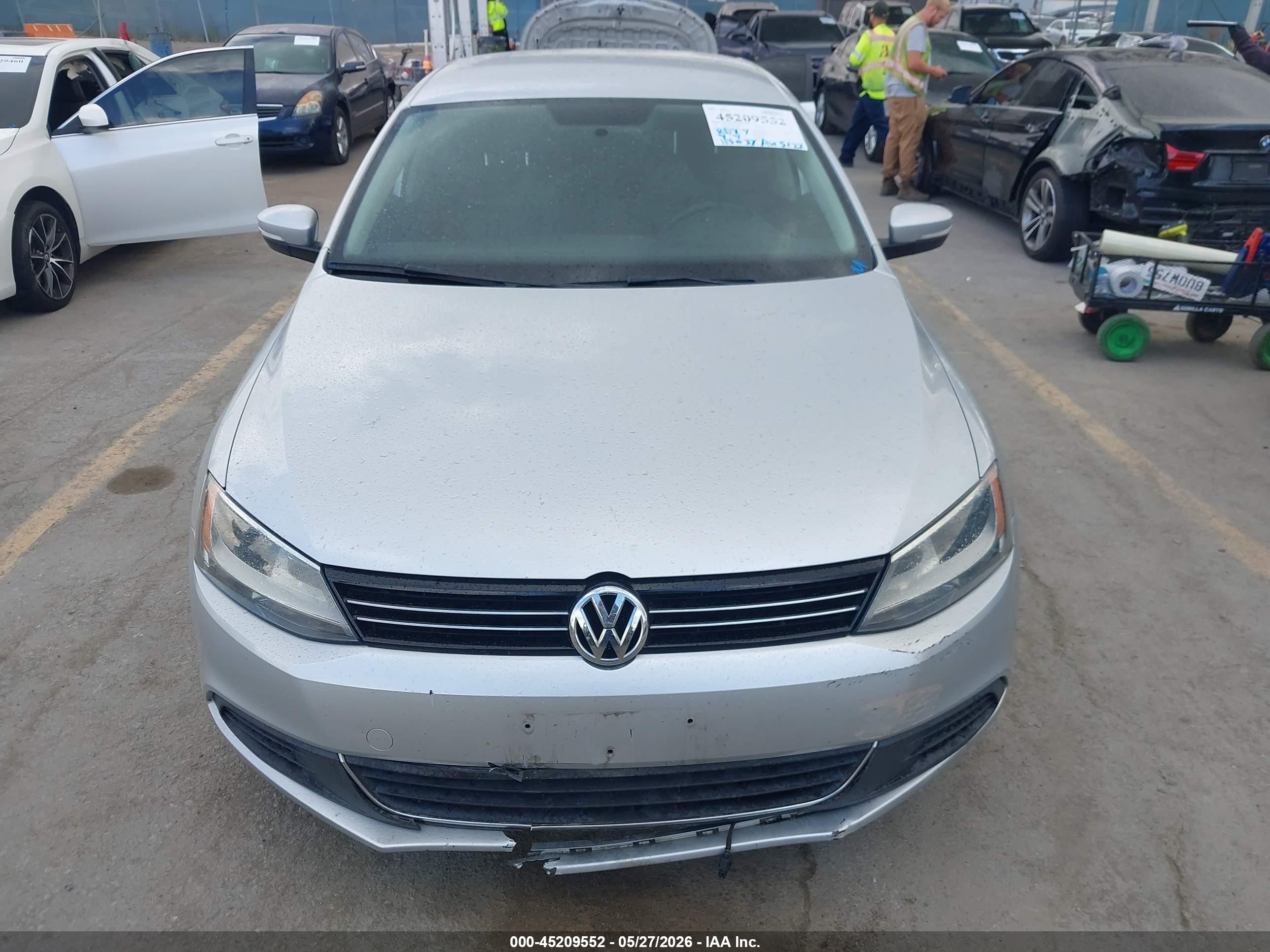 2013 Volkswagen Jetta 2.5l Se Silver vin: 3VWDP7AJ1DM307772