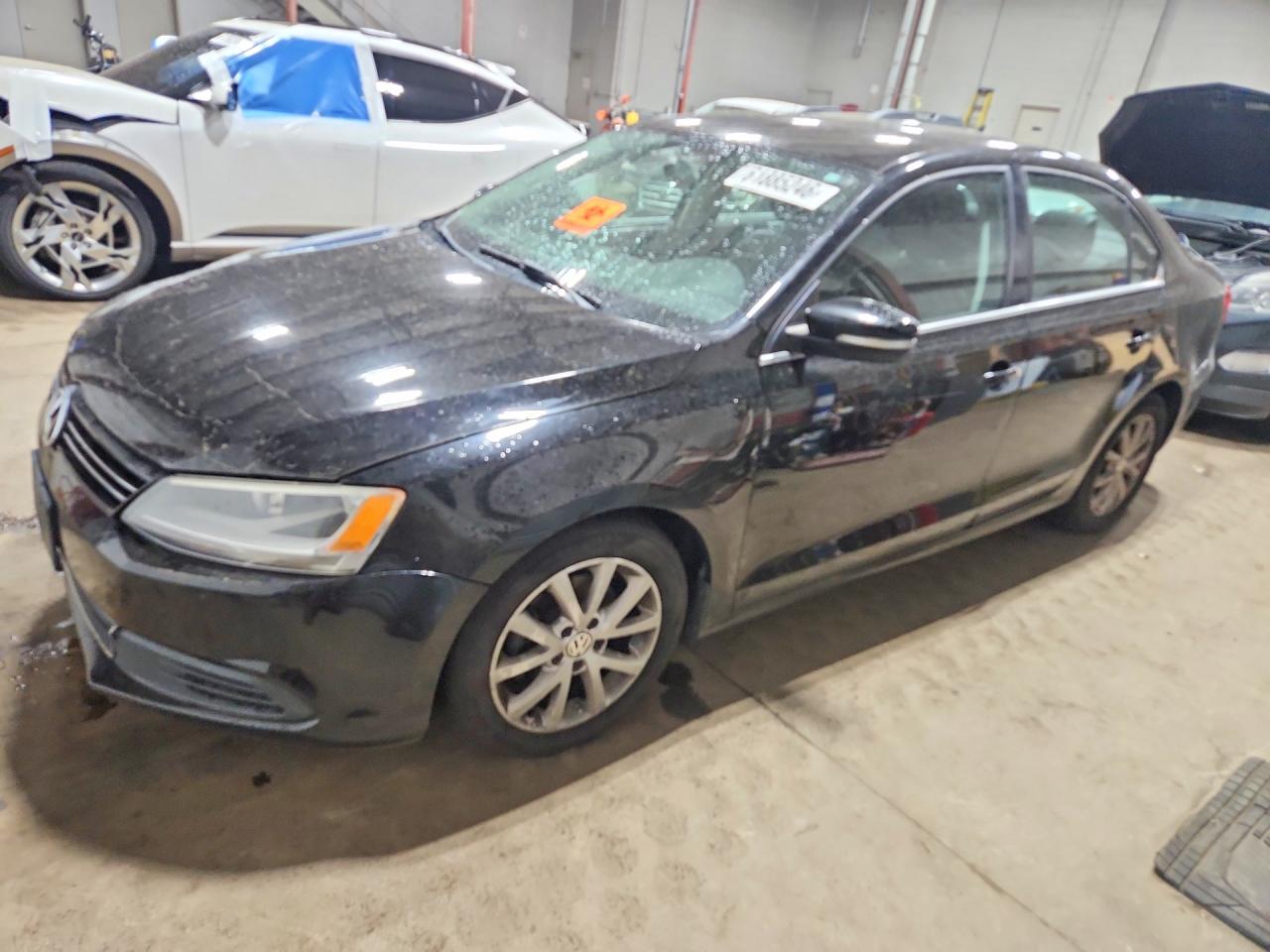 2013 Volkswagen Jetta Se Black vin: 3VWDP7AJ1DM368569