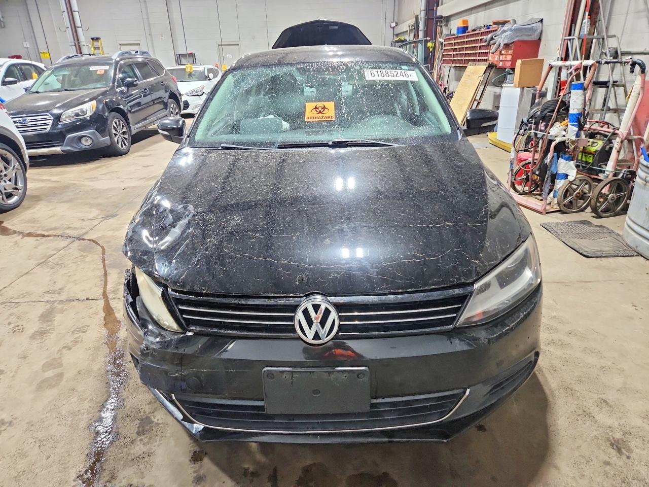 2013 Volkswagen Jetta Se Black vin: 3VWDP7AJ1DM368569