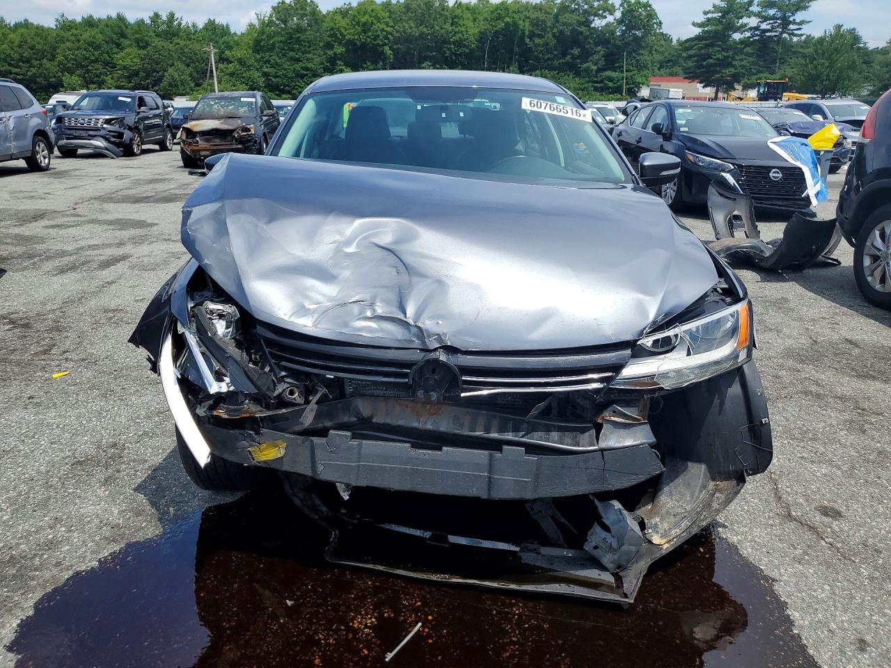 2013 Volkswagen Jetta Se Gray vin: 3VWDP7AJ1DM392807