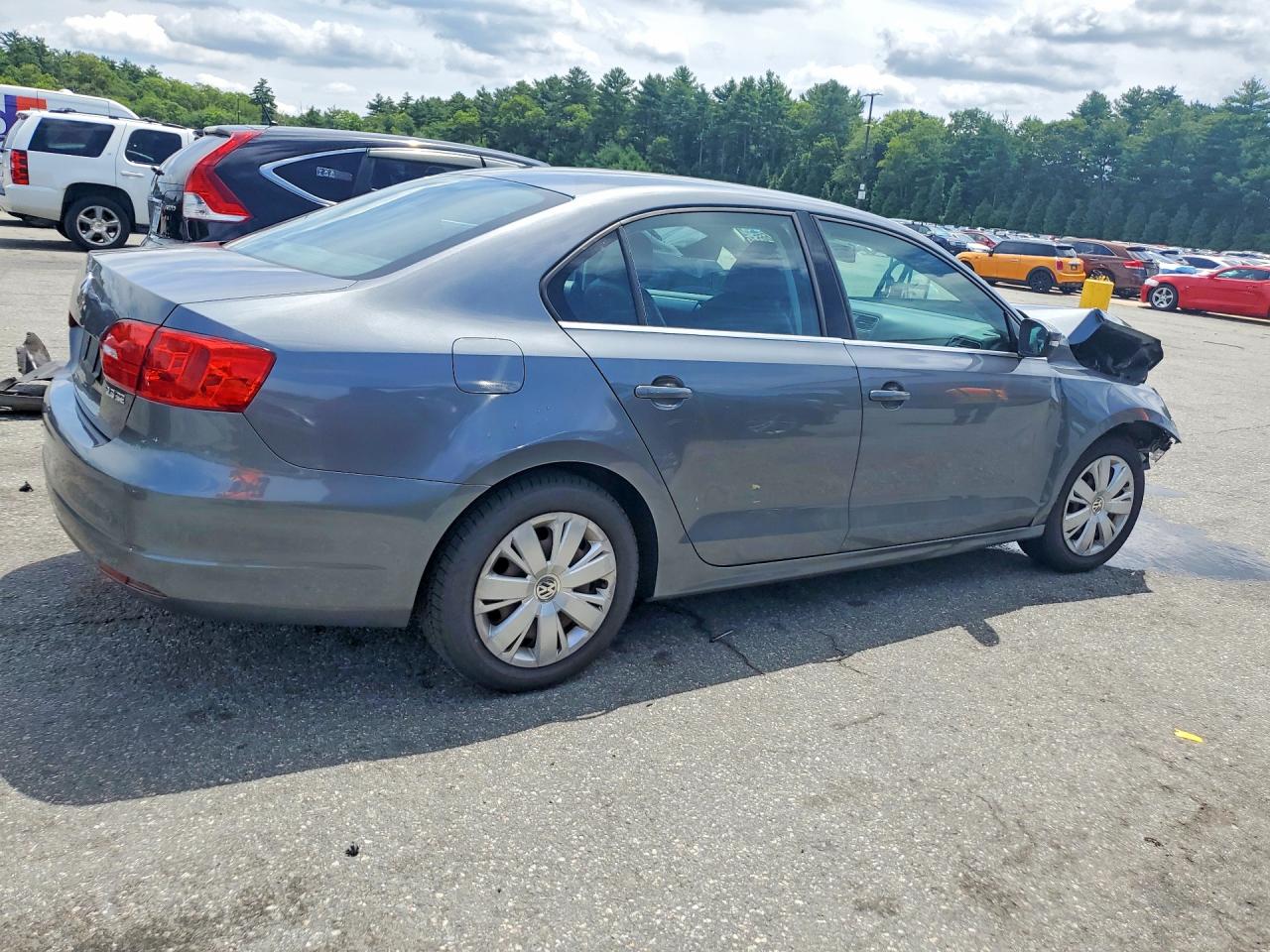 2013 Volkswagen Jetta Se Gray vin: 3VWDP7AJ1DM392807
