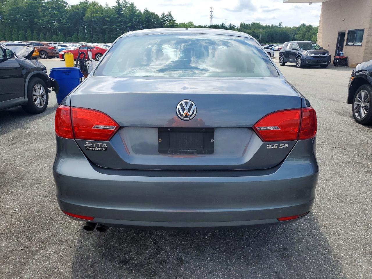 2013 Volkswagen Jetta Se Gray vin: 3VWDP7AJ1DM392807