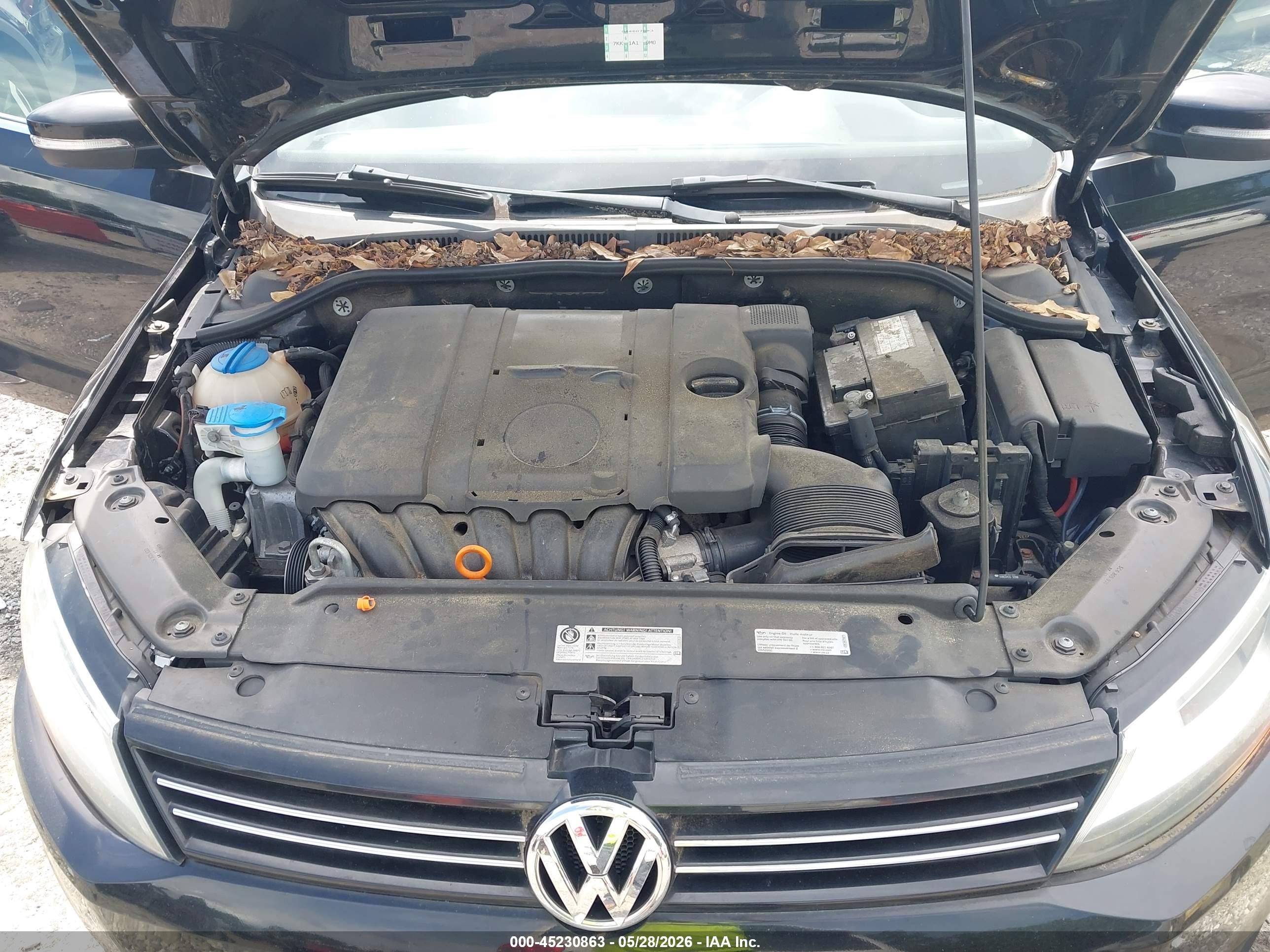 2013 Volkswagen Jetta 2.5l Se Black vin: 3VWDP7AJ1DM417897