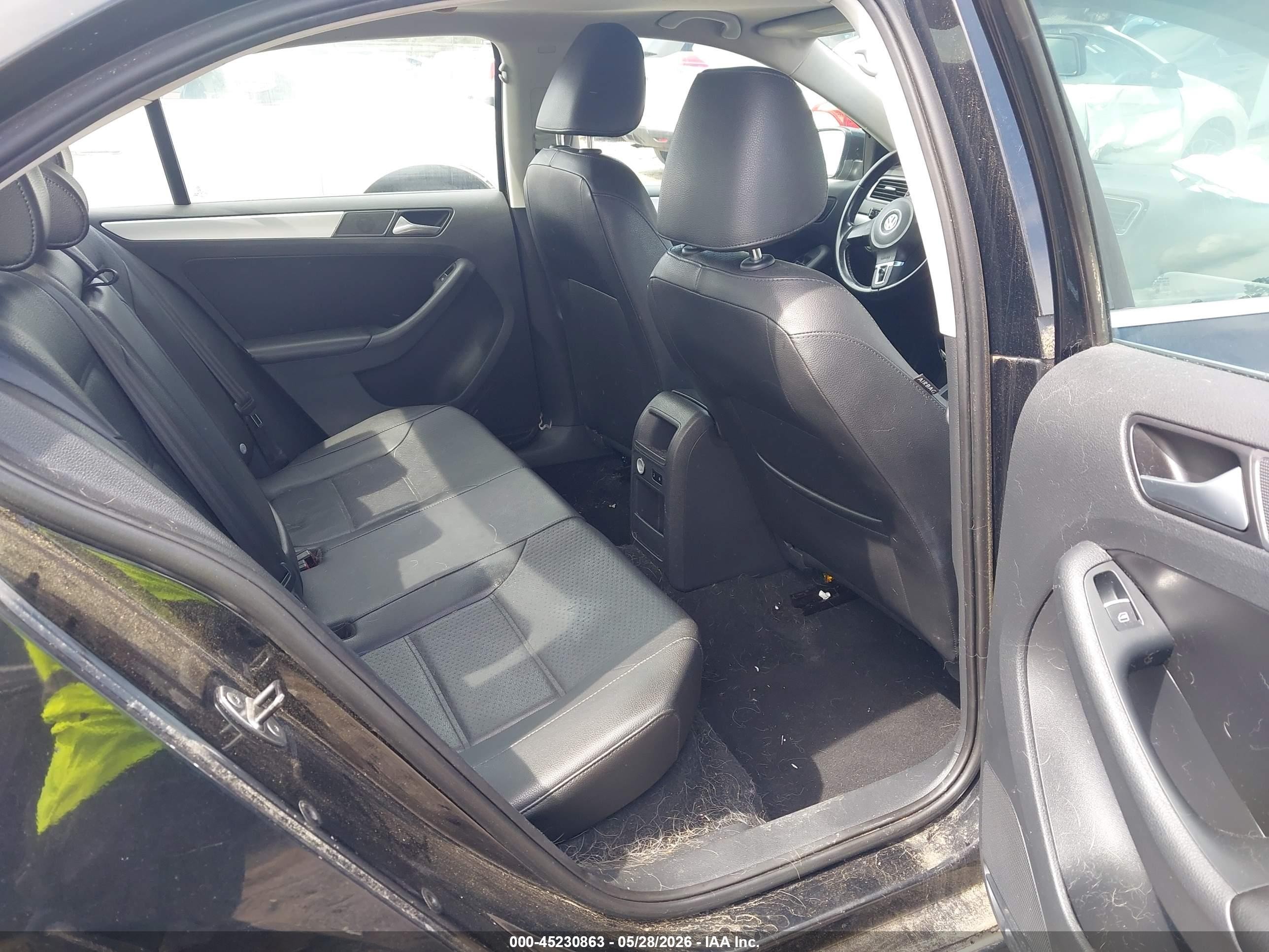 2013 Volkswagen Jetta 2.5l Se Black vin: 3VWDP7AJ1DM417897