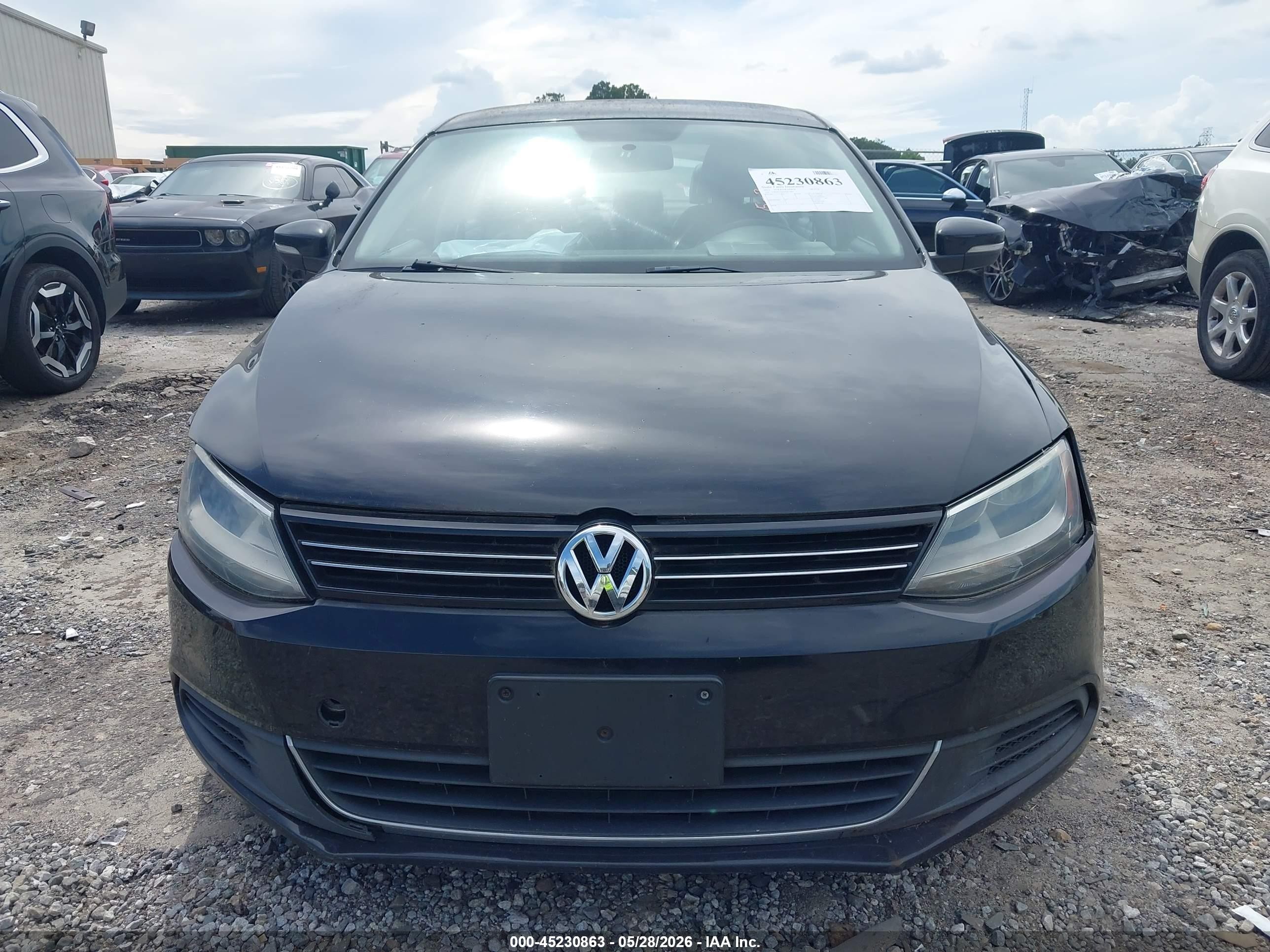 2013 Volkswagen Jetta 2.5l Se Black vin: 3VWDP7AJ1DM417897