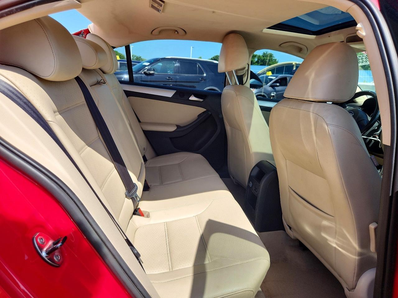 2013 Volkswagen Jetta Se Red vin: 3VWDP7AJ1DM432674