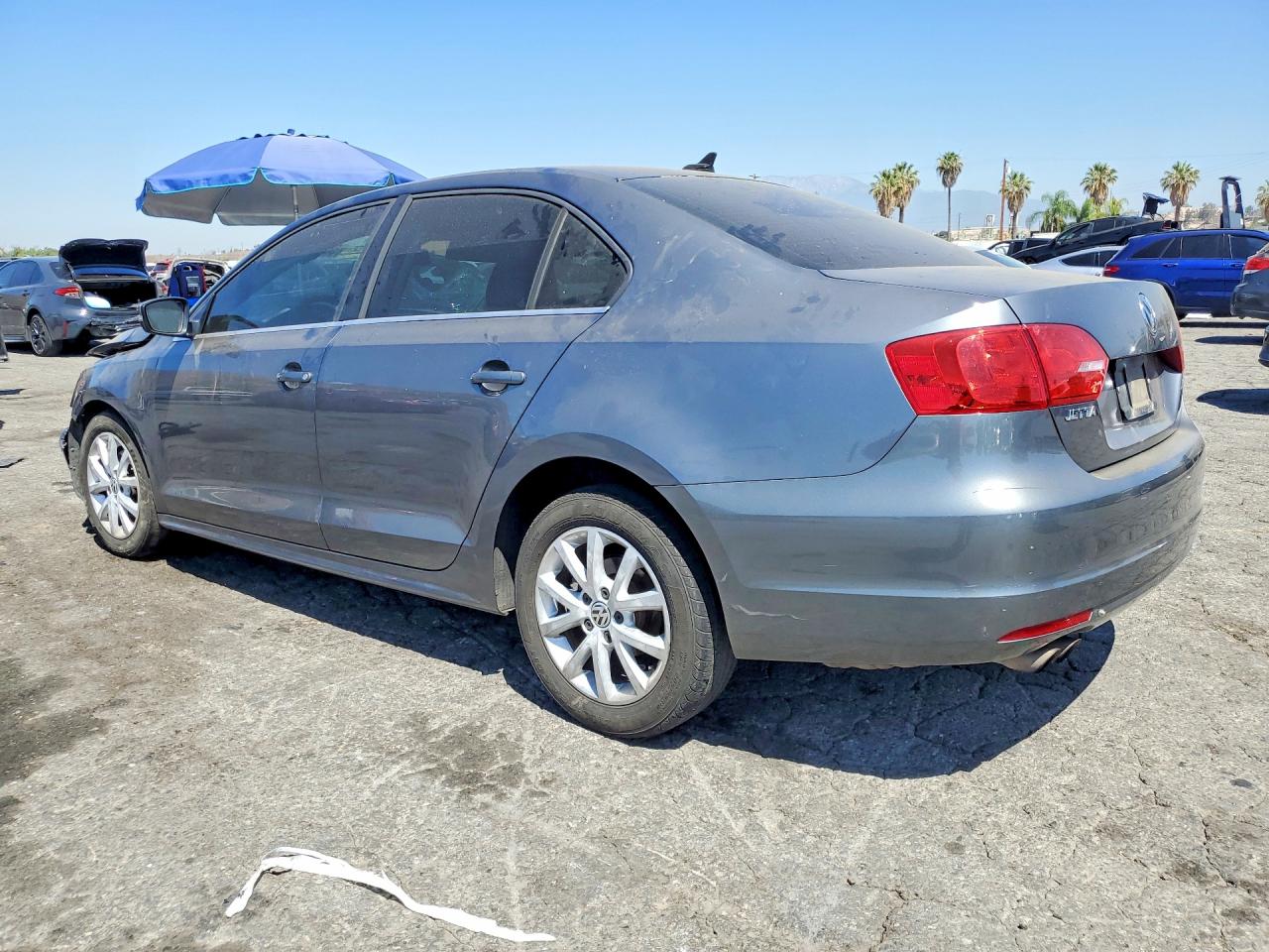 2013 Volkswagen Jetta Se Blue vin: 3VWDP7AJ1DM439687
