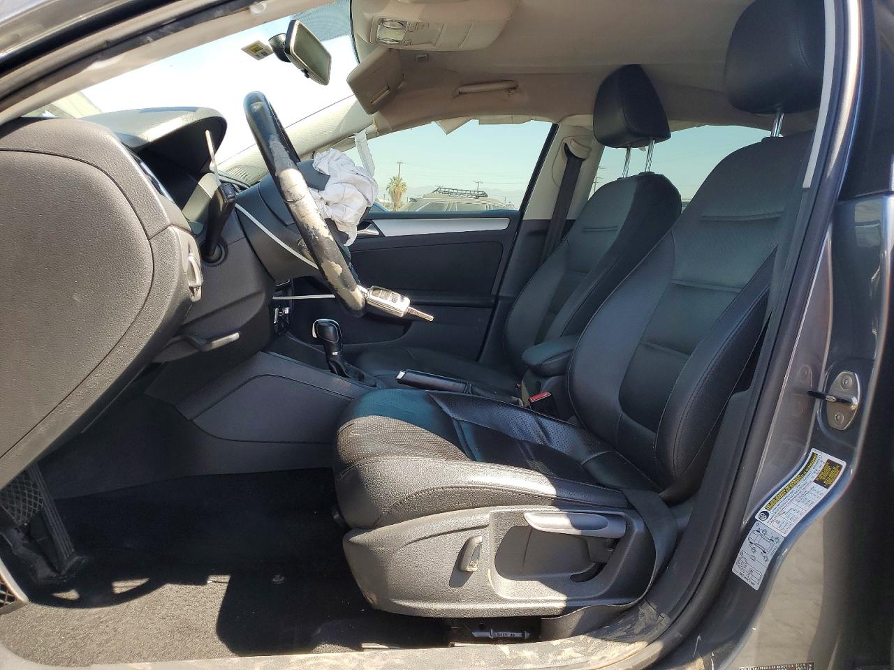 2013 Volkswagen Jetta Se Blue vin: 3VWDP7AJ1DM439687