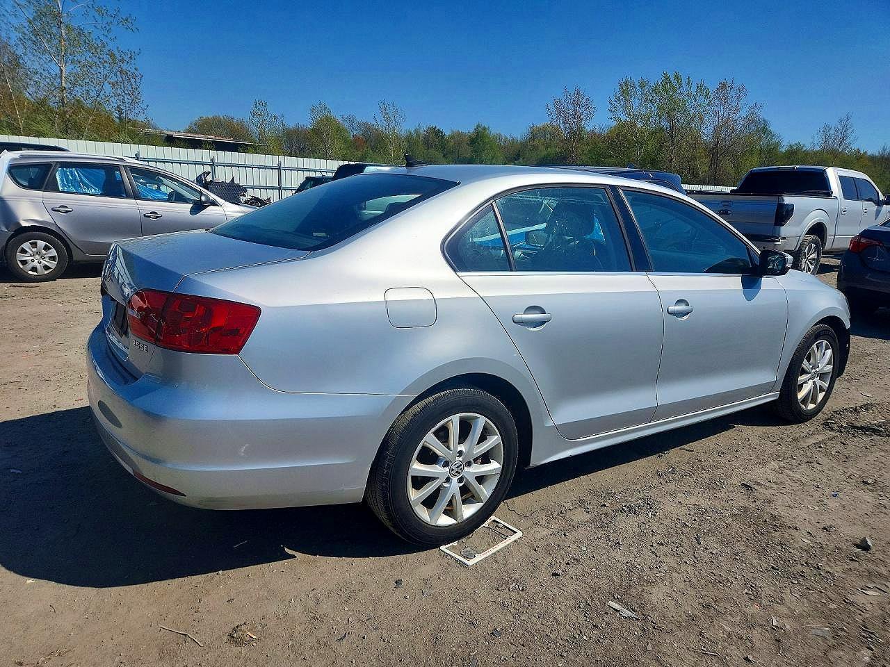 2013 Volkswagen Jetta Se Gray vin: 3VWDP7AJ1DM442251