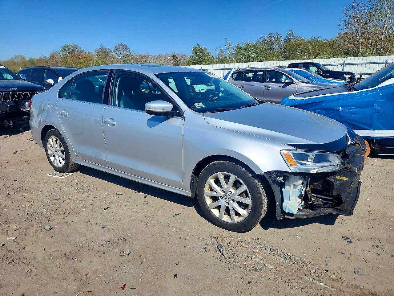 2013 Volkswagen Jetta Se Gray vin: 3VWDP7AJ1DM442251