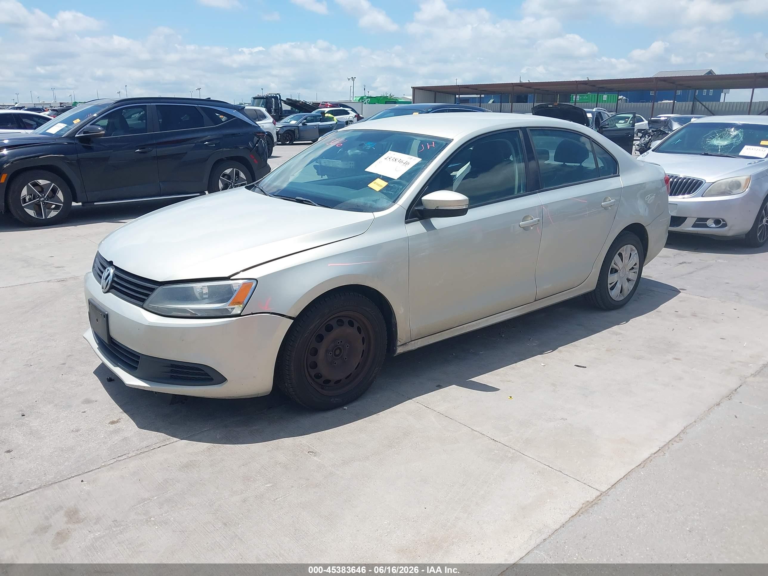 2012 Volkswagen Jetta 2.5l Se Silver vin: 3VWDP7AJ2CM023209
