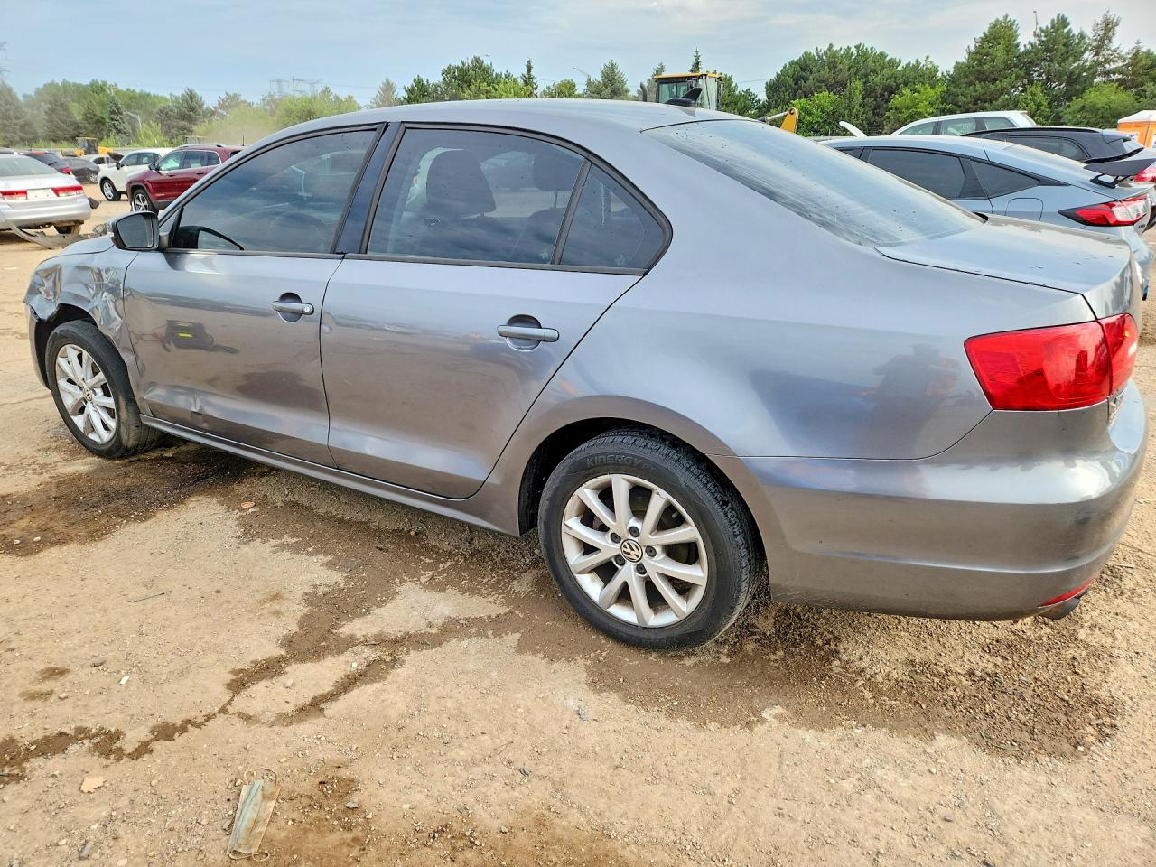 2012 Volkswagen Jetta Se Gray vin: 3VWDP7AJ2CM122807