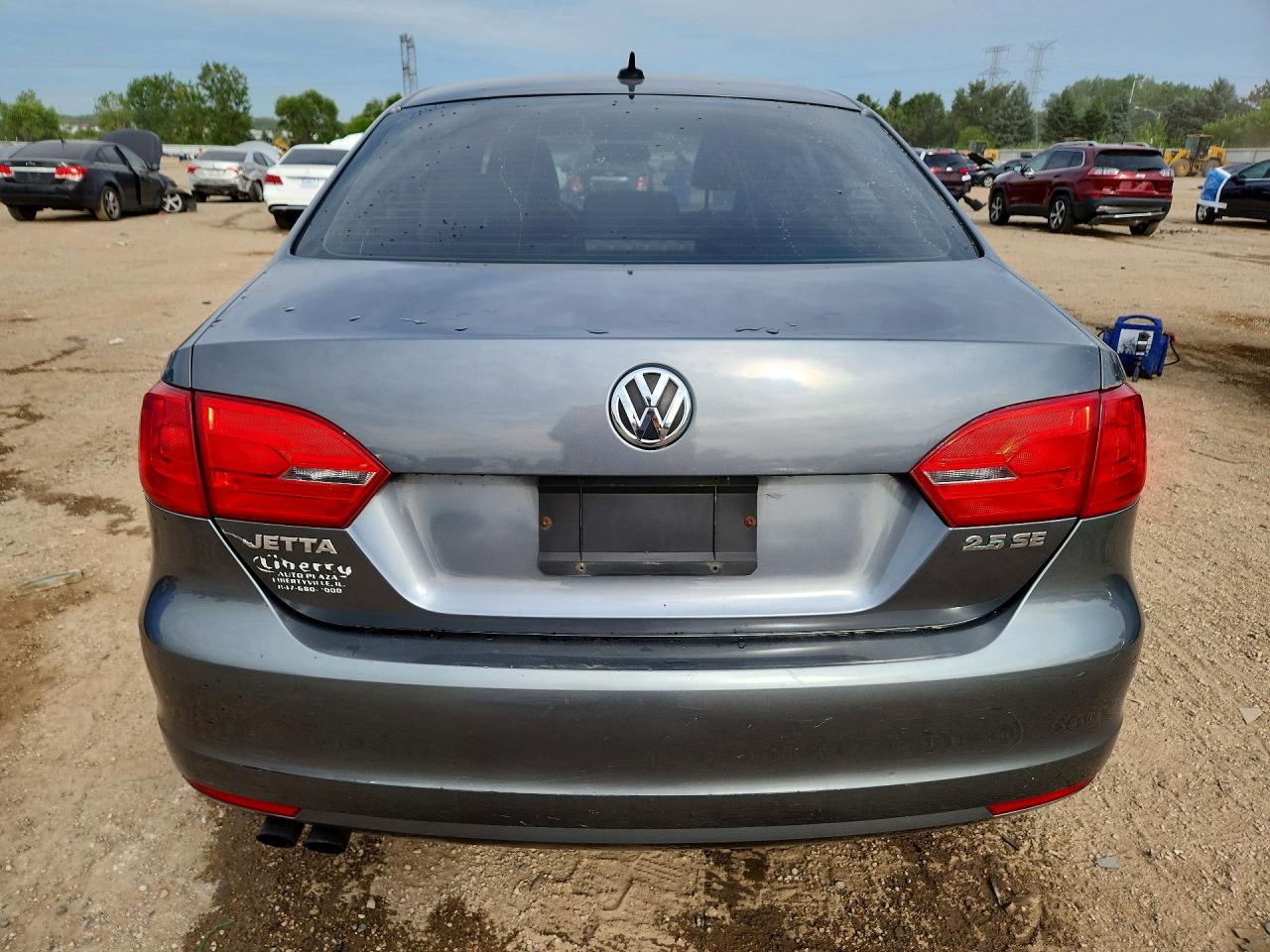 2012 Volkswagen Jetta Se Gray vin: 3VWDP7AJ2CM122807