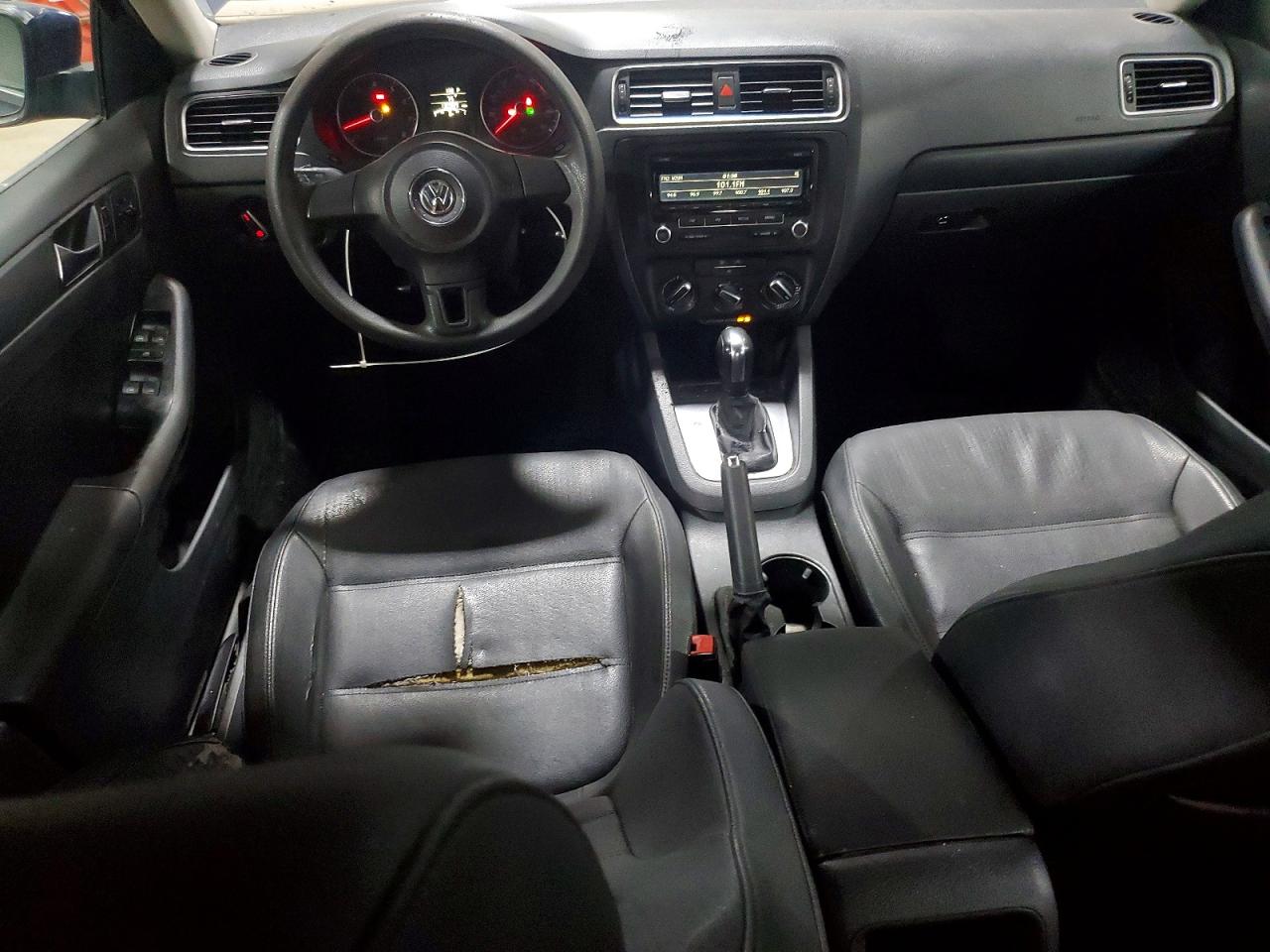 2012 Volkswagen Jetta Se Синий vin: 3VWDP7AJ2CM318908