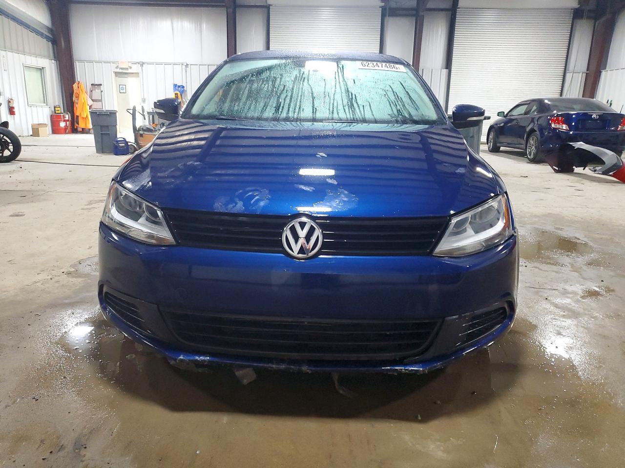 2012 Volkswagen Jetta Se Синий vin: 3VWDP7AJ2CM318908