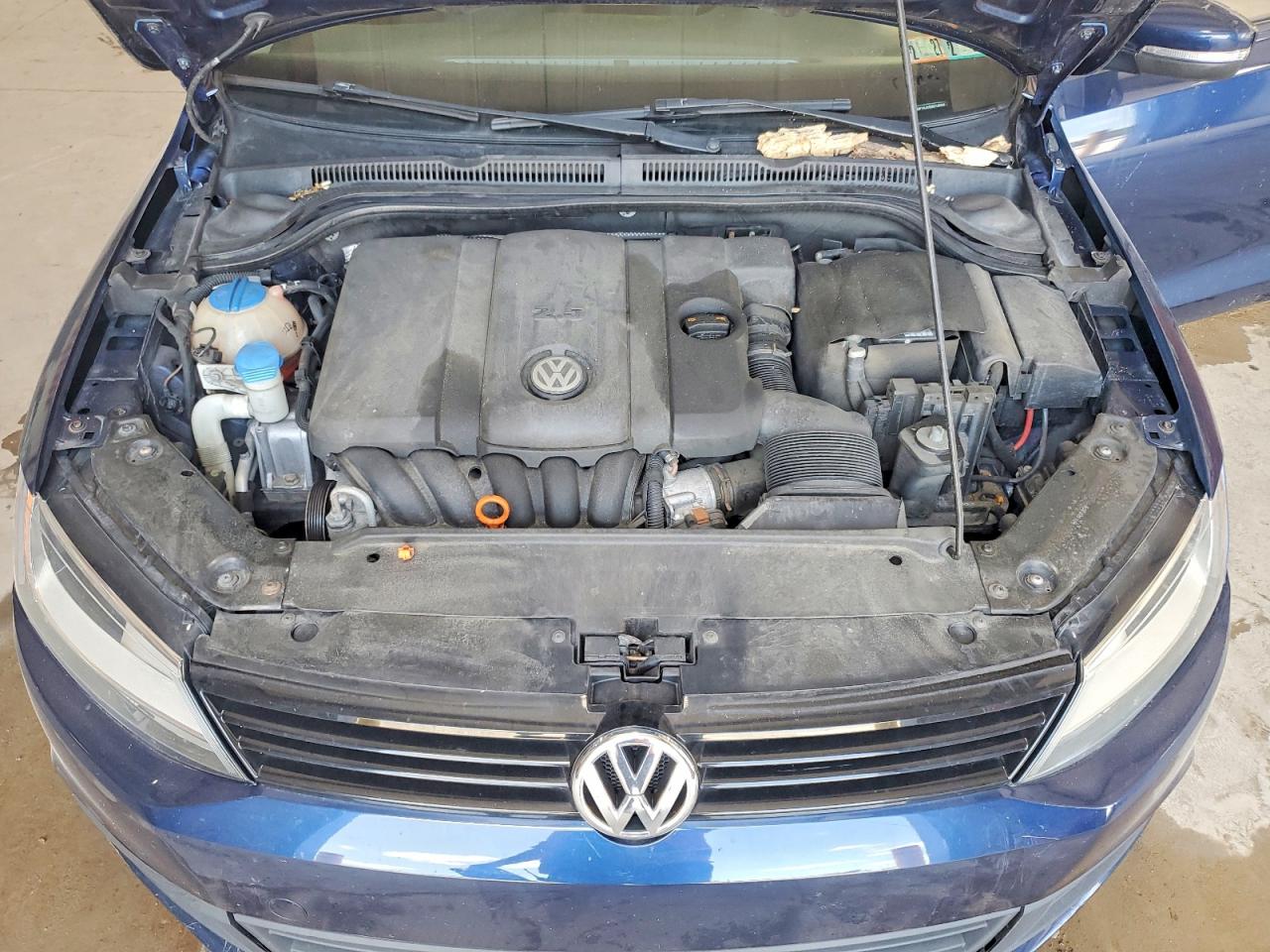 2012 Volkswagen Jetta Se Синий vin: 3VWDP7AJ2CM318908