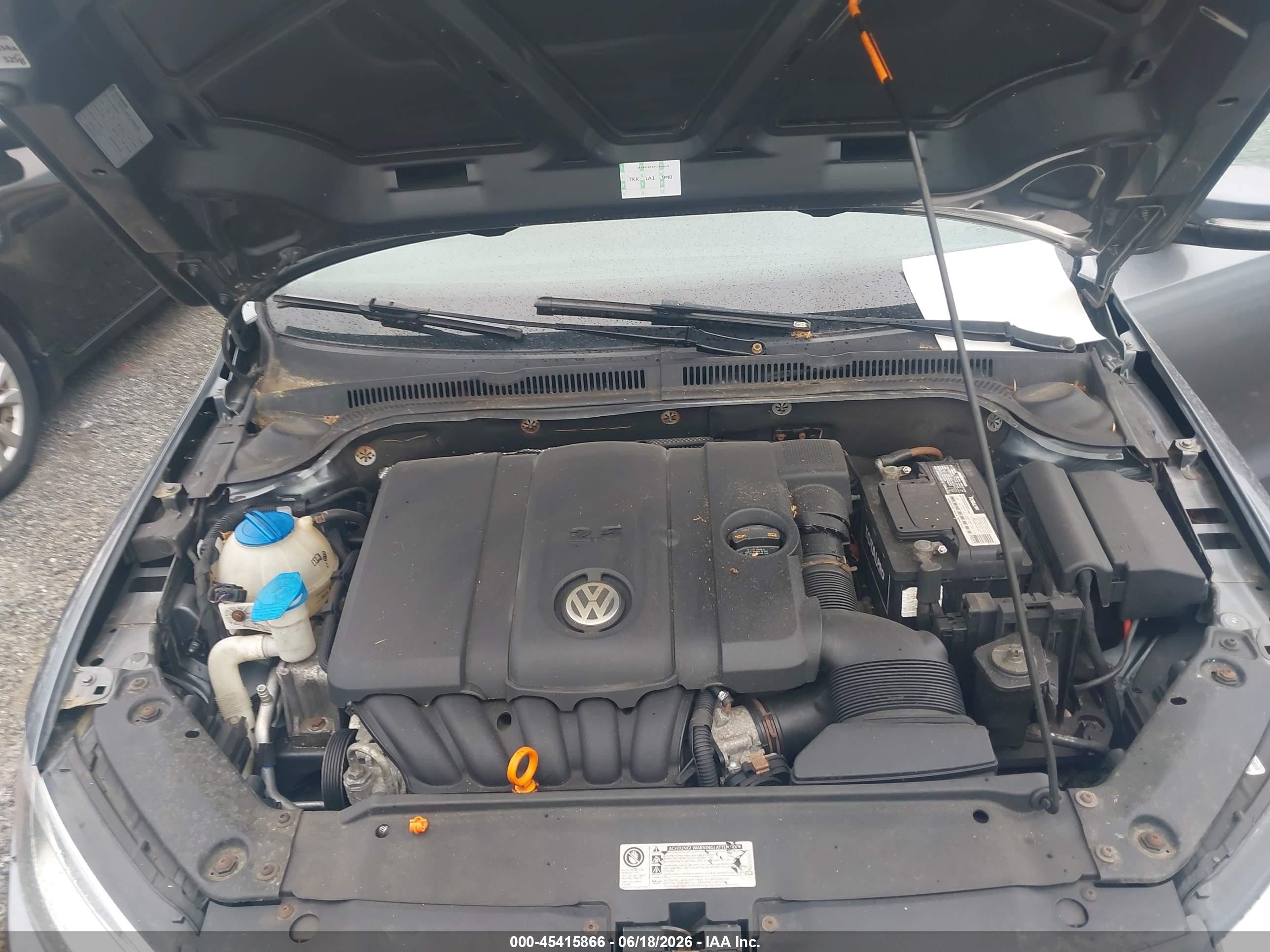 2012 Volkswagen Jetta 2.5l Se Gray vin: 3VWDP7AJ2CM331741