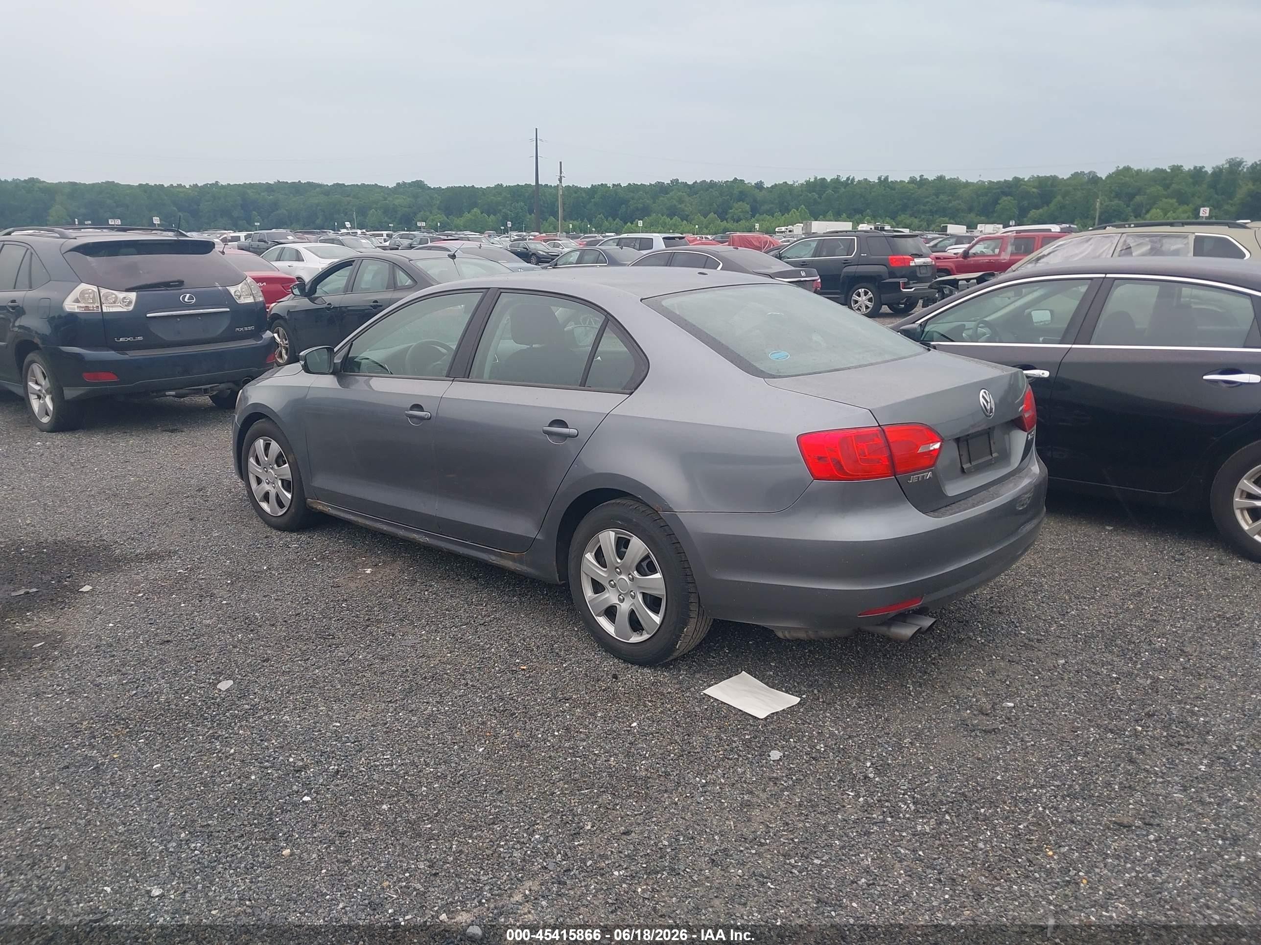 2012 Volkswagen Jetta 2.5l Se Gray vin: 3VWDP7AJ2CM331741