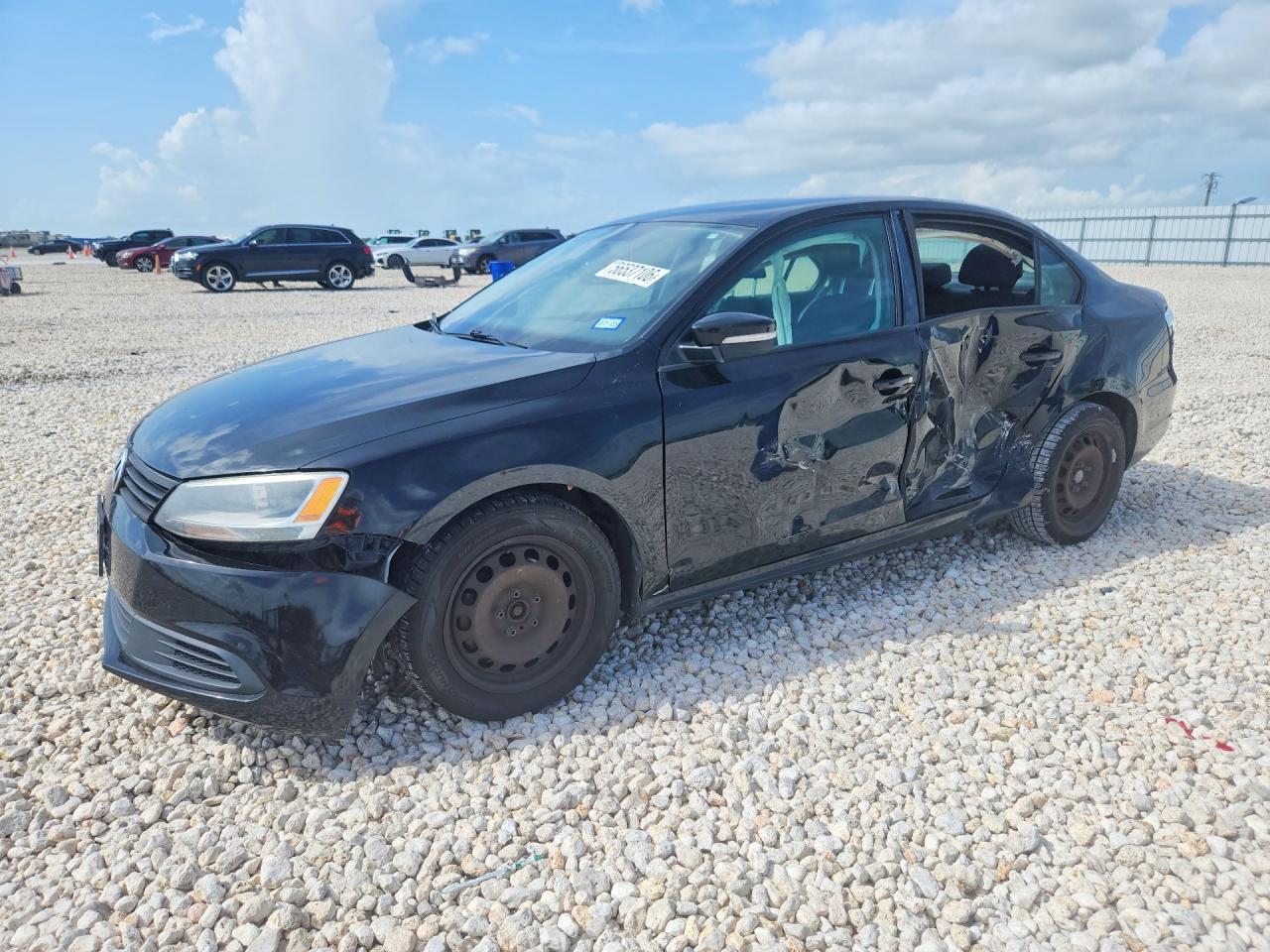 2012 Volkswagen Jetta Se Черный vin: 3VWDP7AJ2CM332999